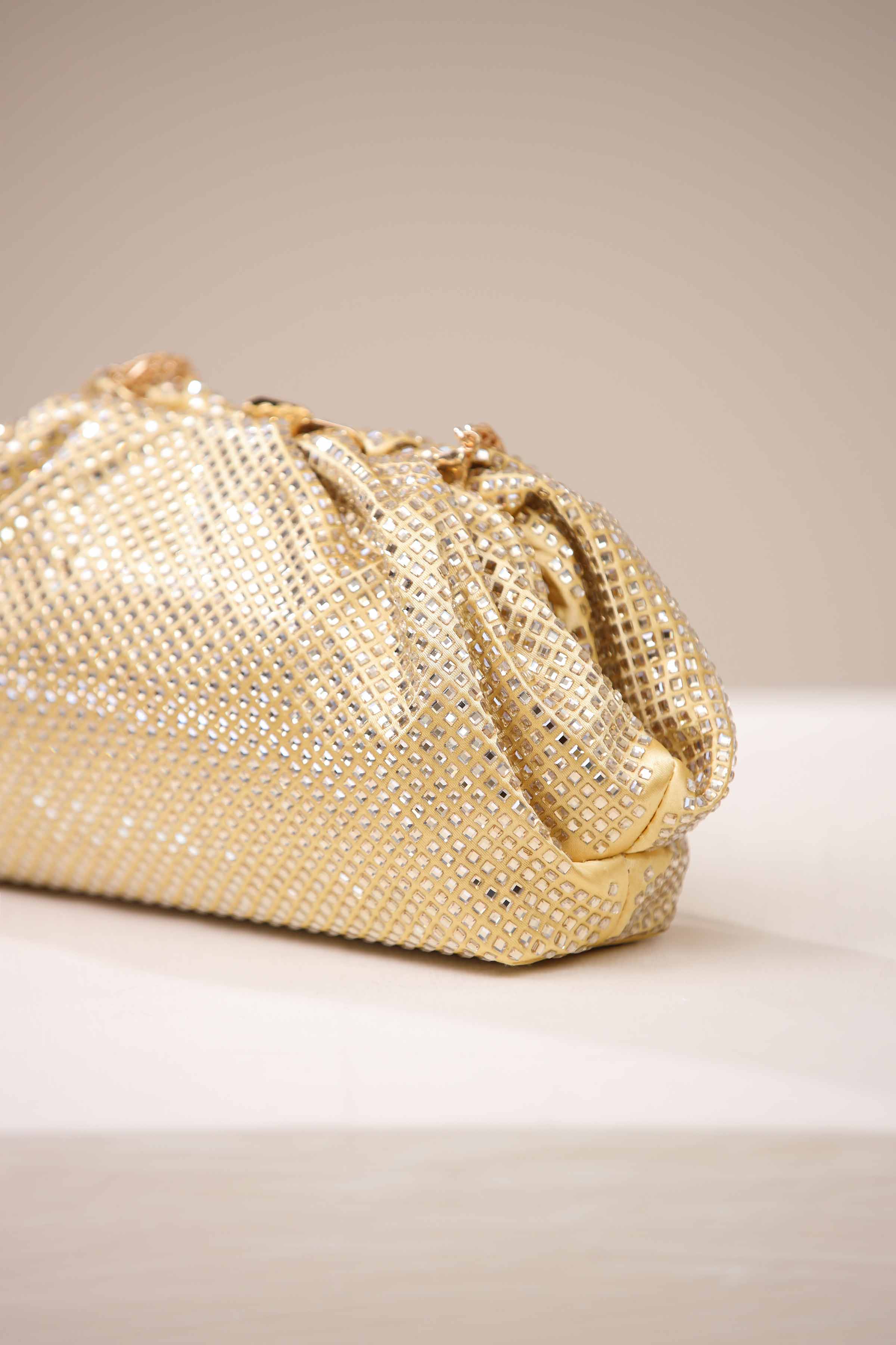 Gold Clutch-444512119 for Women - Bag Collection | Nishat | Shop Online