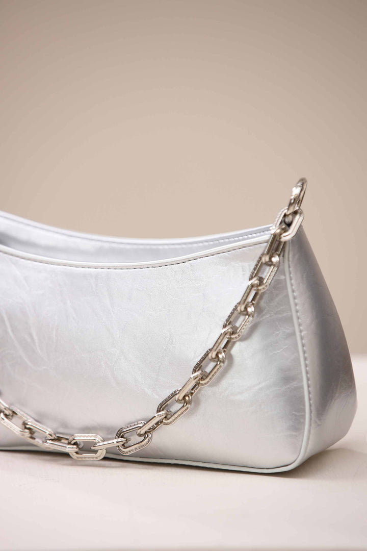 Silver Evening Bag-444542120 for Women - Bag Collection | Nishat | Shop Online