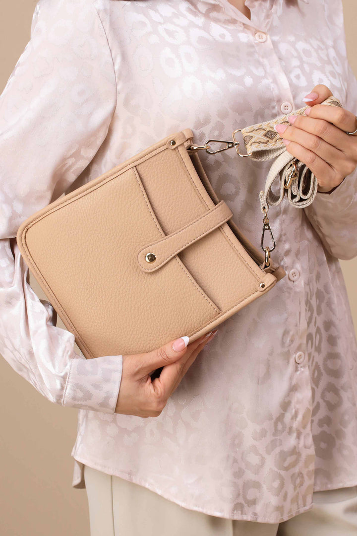 Beige Shoulder Bag-444762118-for Women - Bag Winter Collection | Nishat | Shop Online