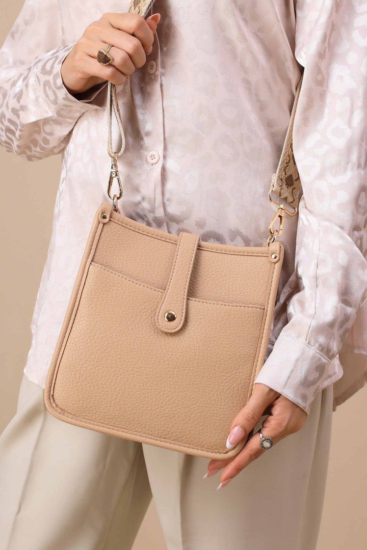 Beige Shoulder Bag-444762118-for Women - Bag Winter Collection | Nishat | Shop Online