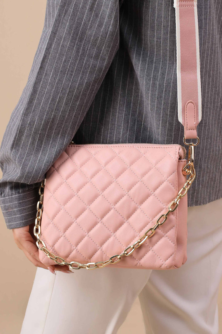 Pink Shoulder Bag-444772105-for Women - Bag Winter Collection | Nishat | Shop Online