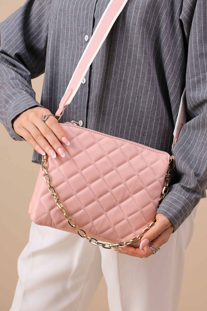 Pink Shoulder Bag-444772105-for Women - Bag Winter Collection | Nishat | Shop Online