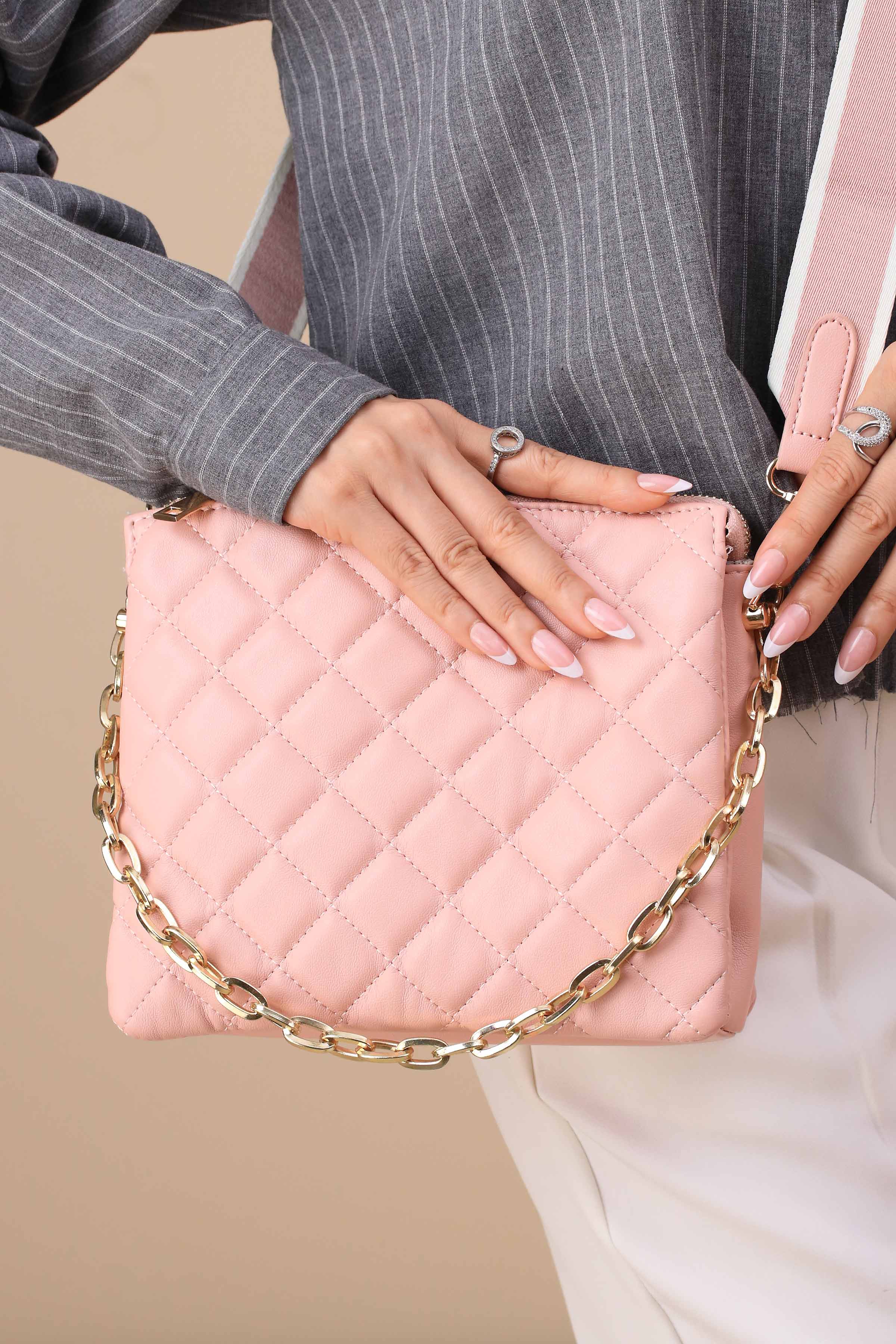 Pink Shoulder Bag-444772105-for Women - Bag Winter Collection | Nishat | Shop Online