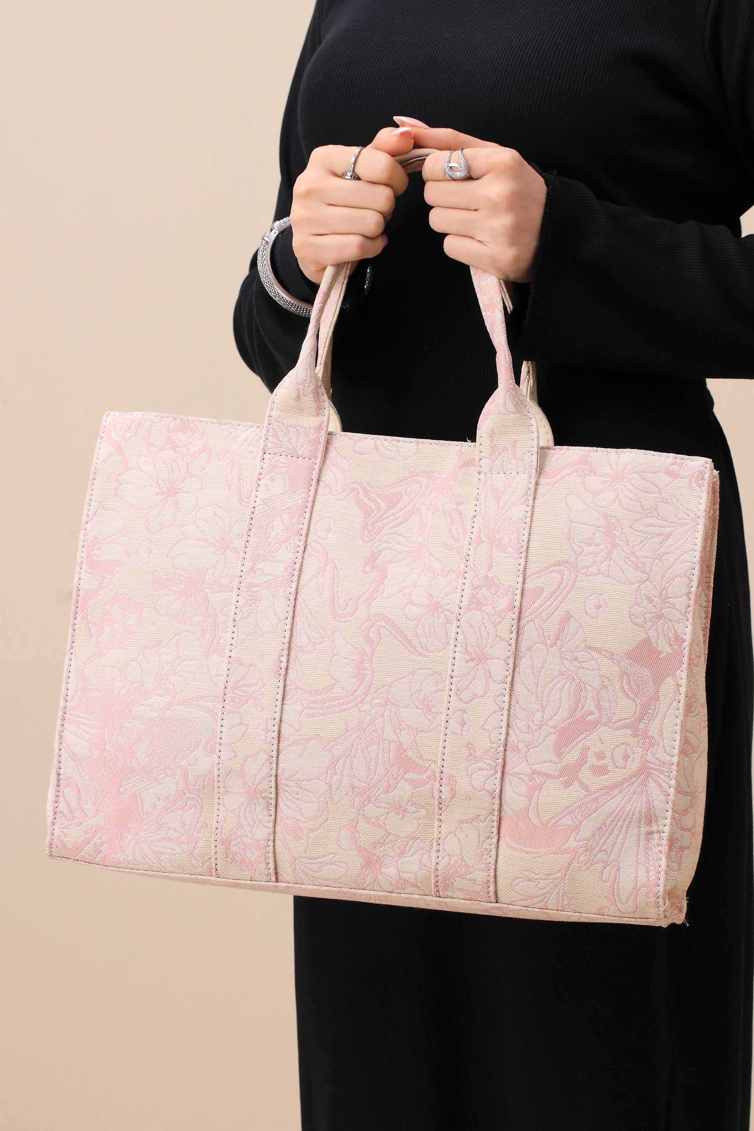 Pink Tote Bag-444782105-for Women - Bag Winter Collection | Nishat | Shop Online
