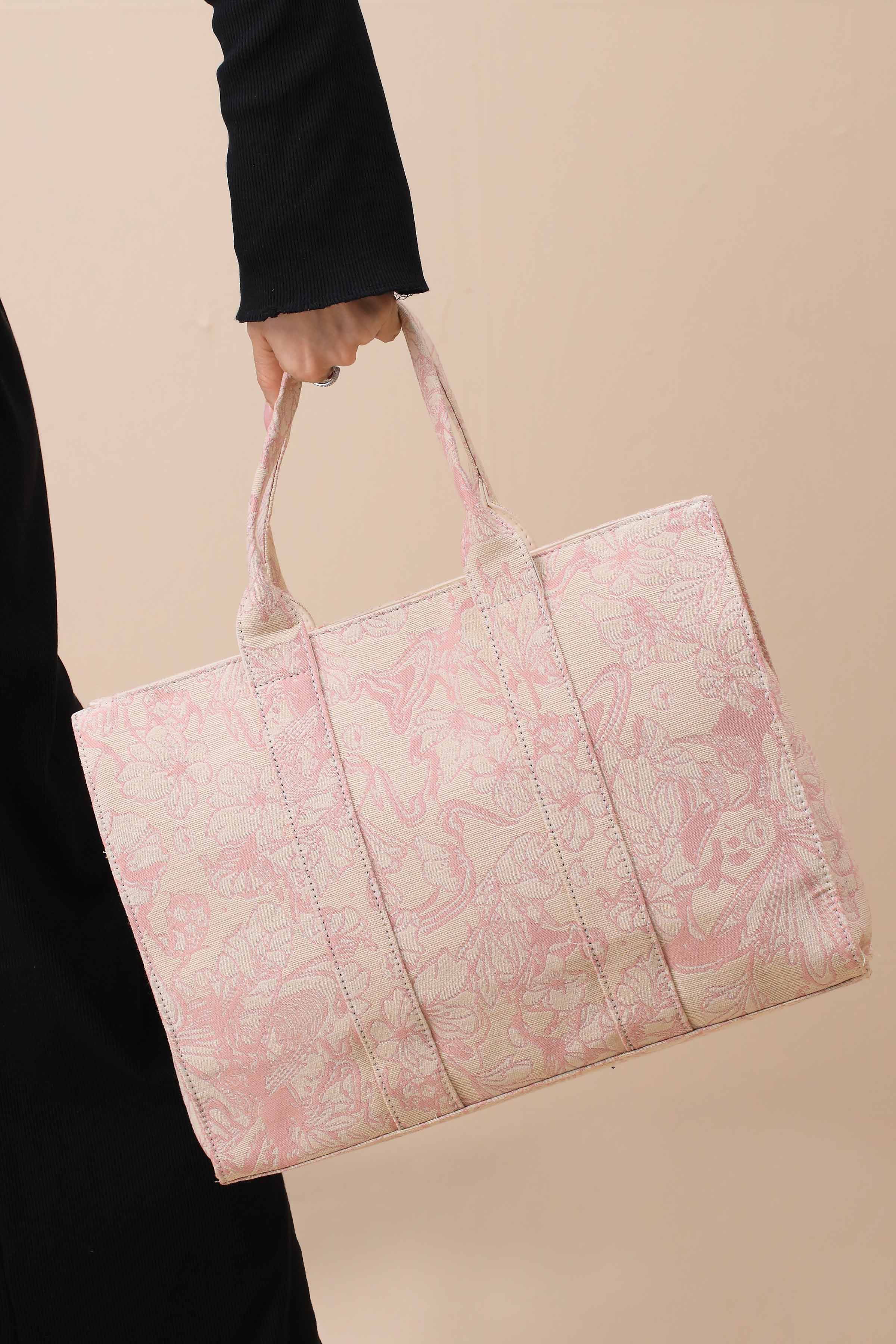 Pink Tote Bag-444782105-for Women - Bag Winter Collection | Nishat | Shop Online
