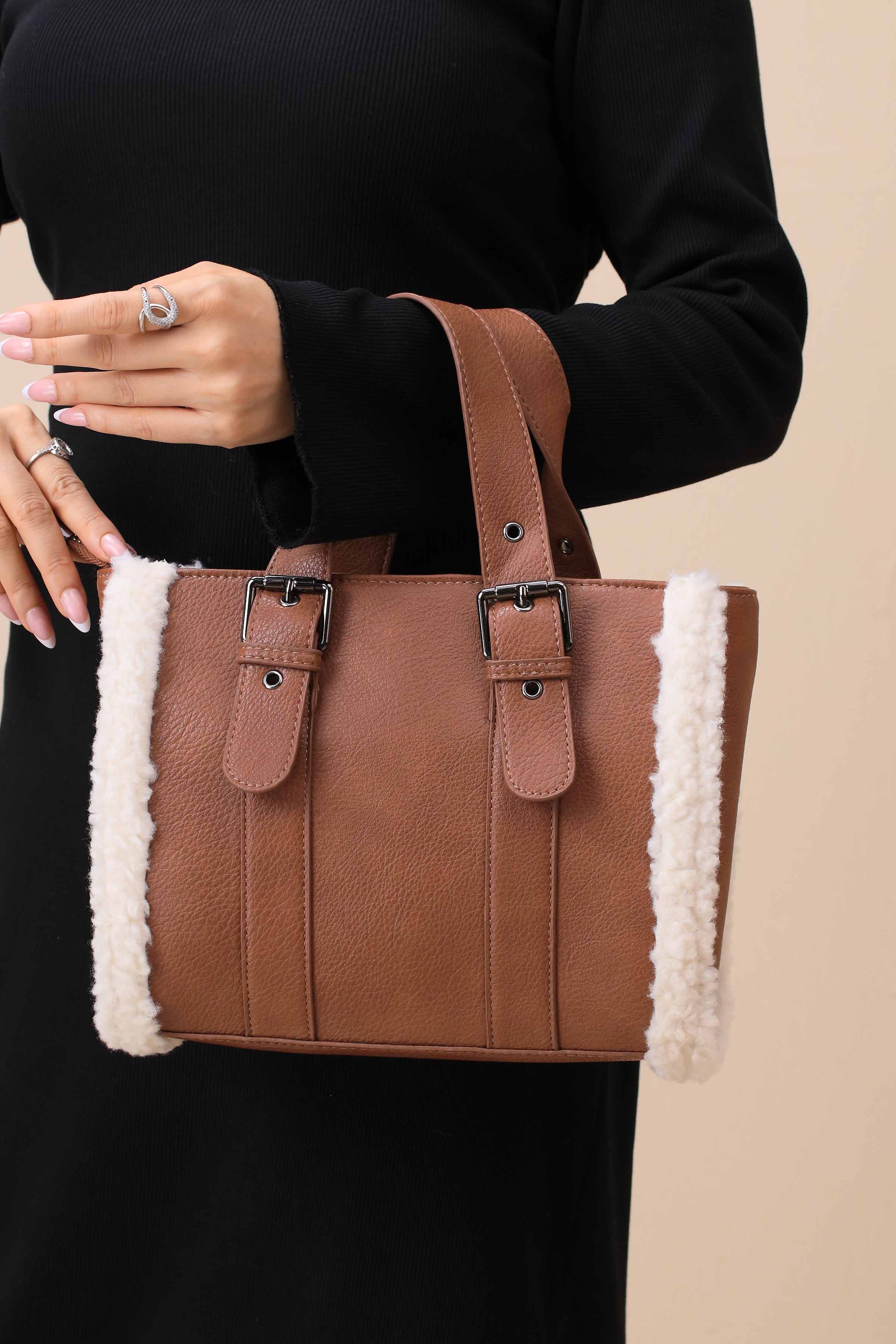 Brown Tote Bag-444792113-for Women - Bag Winter Collection | Nishat | Shop Online