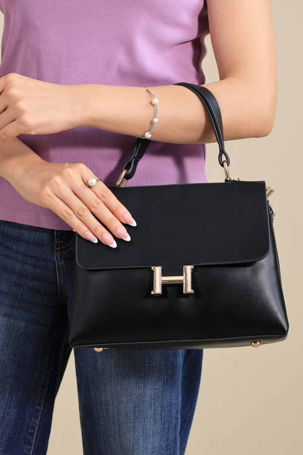 Black Shoulder Bag-444812103 for Women - Bag Winter Collection | Nishat | Shop Online