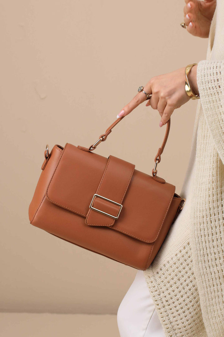 Brown Shoulder Bag-444822113-for Women - Bag Winter Collection | Nishat | Shop Online