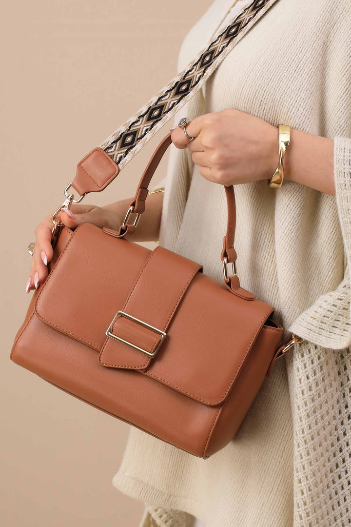 Brown Shoulder Bag-444822113-for Women - Bag Winter Collection | Nishat | Shop Online