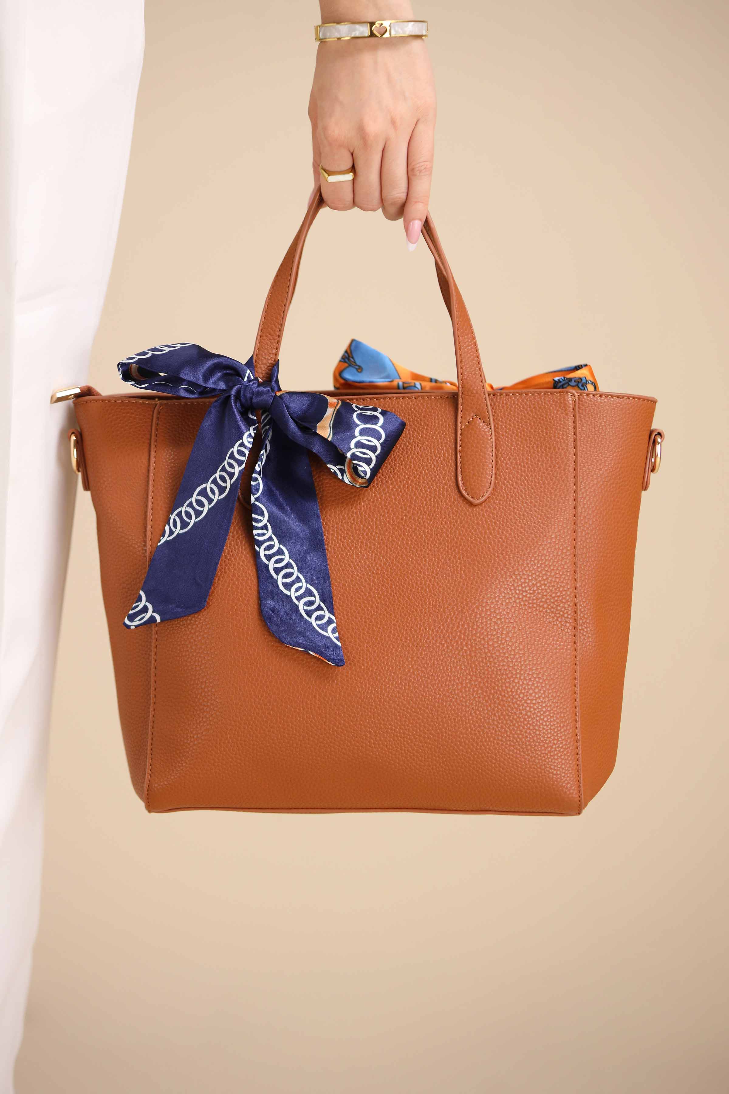 Brown Shoulder Bag-444832113