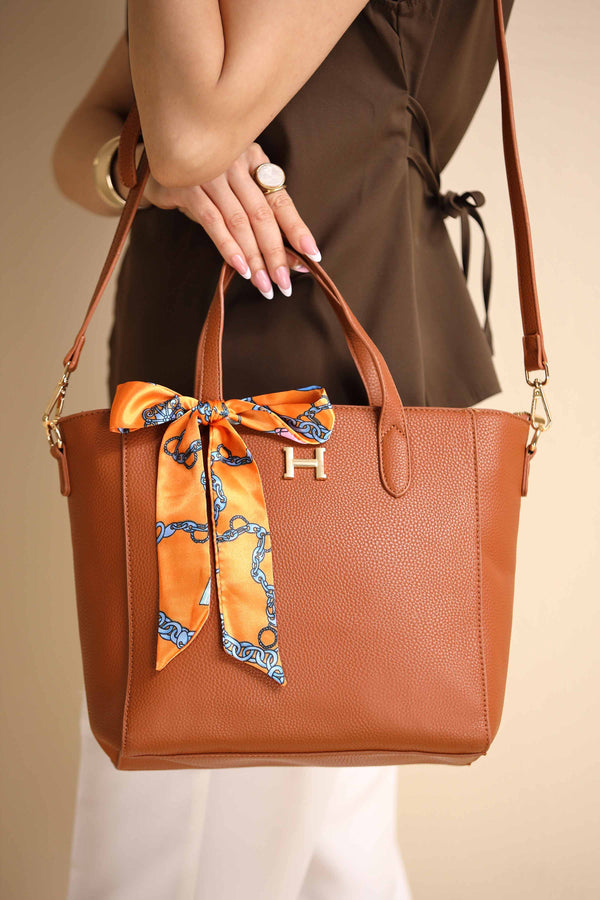 Brown Shoulder Bag-444832113