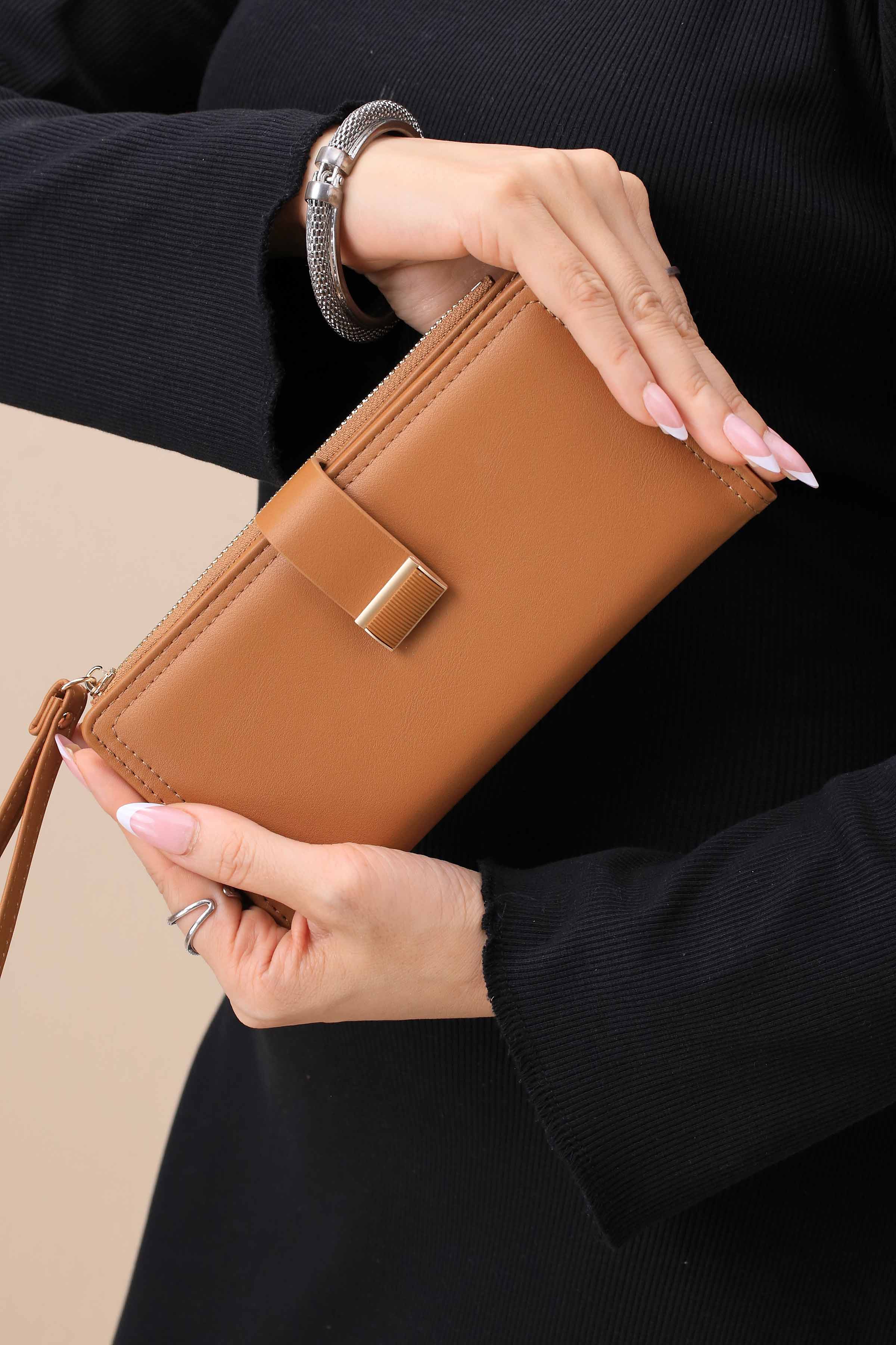 Brown Wallet-444932113-for Women - Bag Winter Collection | Nishat | Shop Online