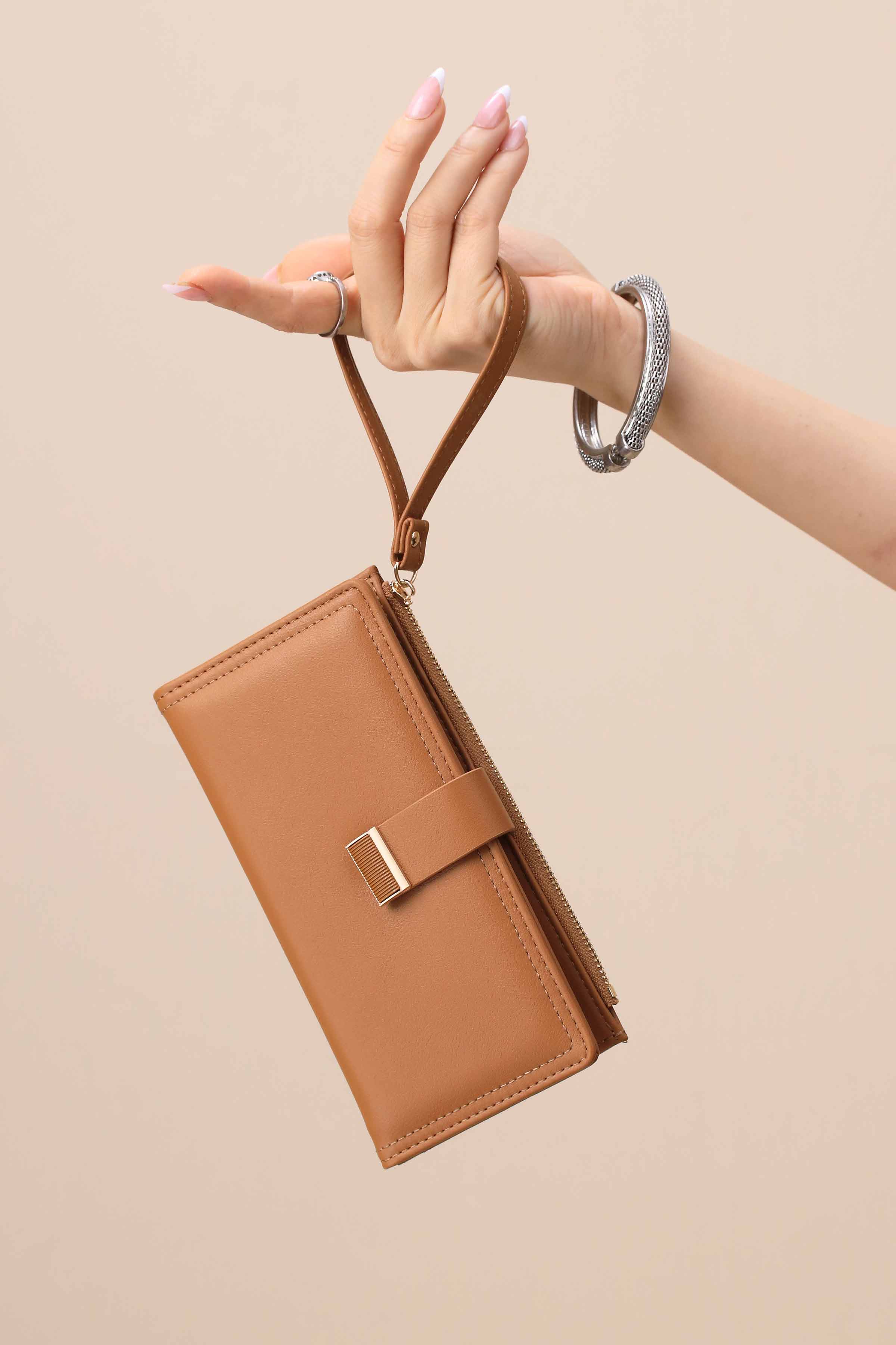 Brown Wallet-444932113-for Women - Bag Winter Collection | Nishat | Shop Online