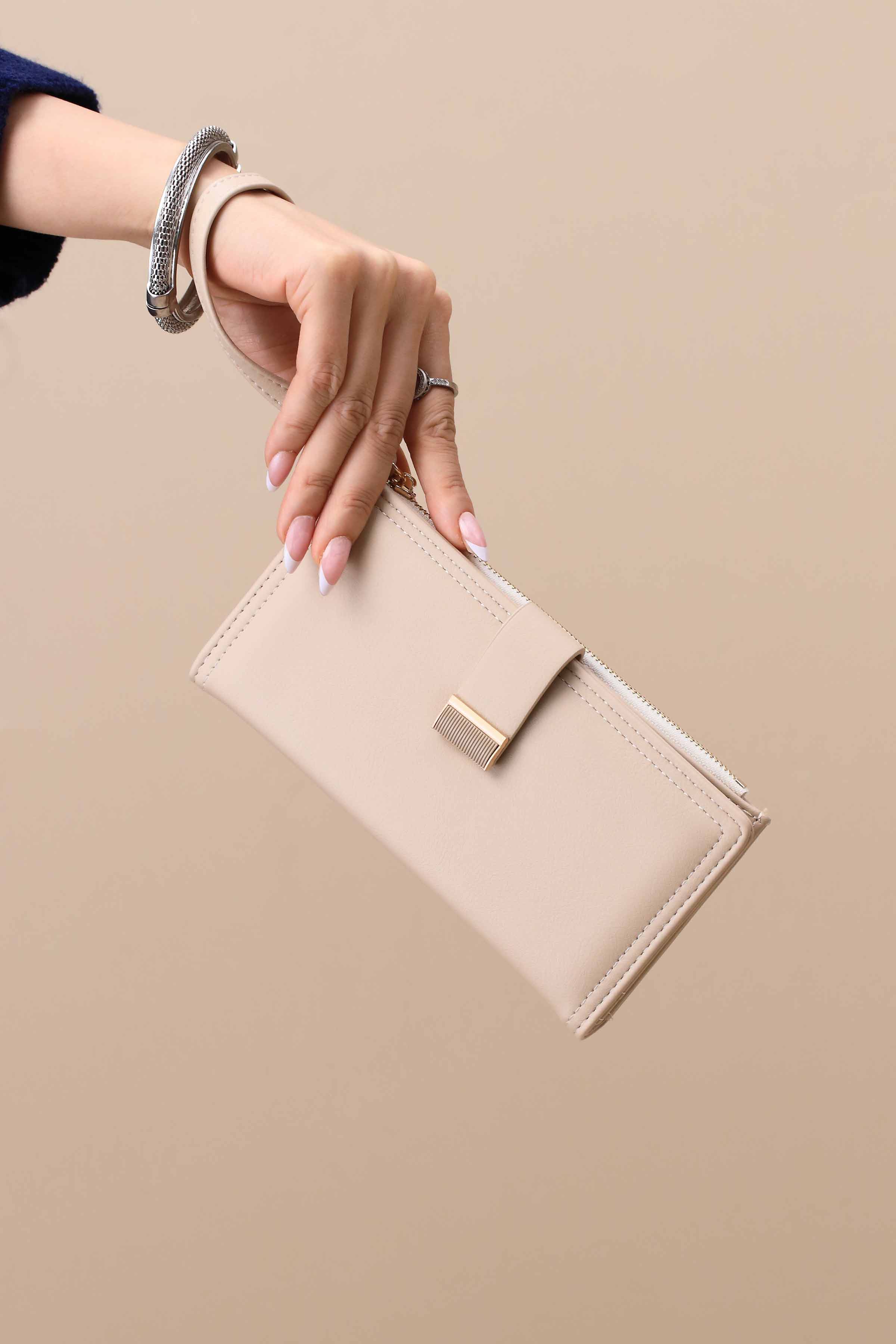 Beige Wallet-444932118-for Women - Bag Winter Collection | Nishat | Shop Online