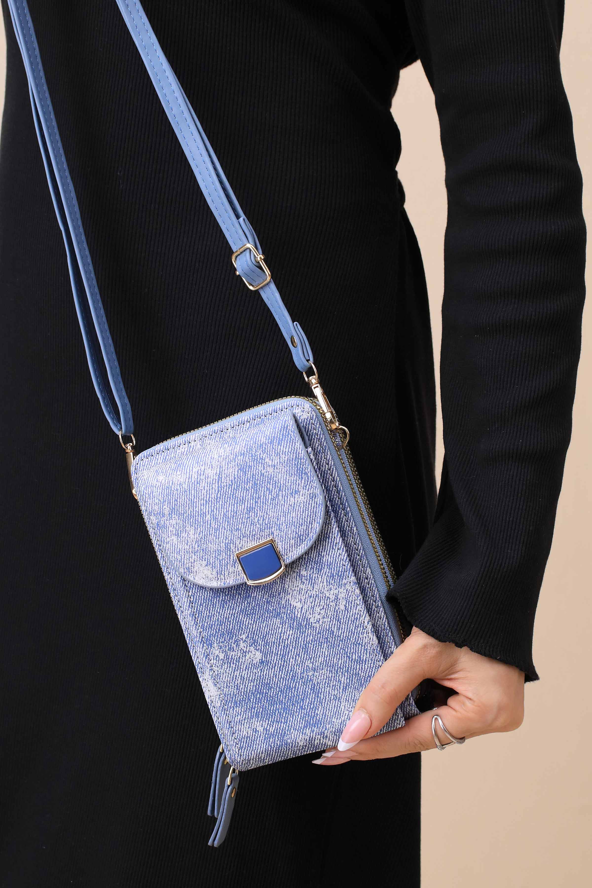Blue Phone Bag-444962108-for Women - Bag Winter Collection | Nishat | Shop Online