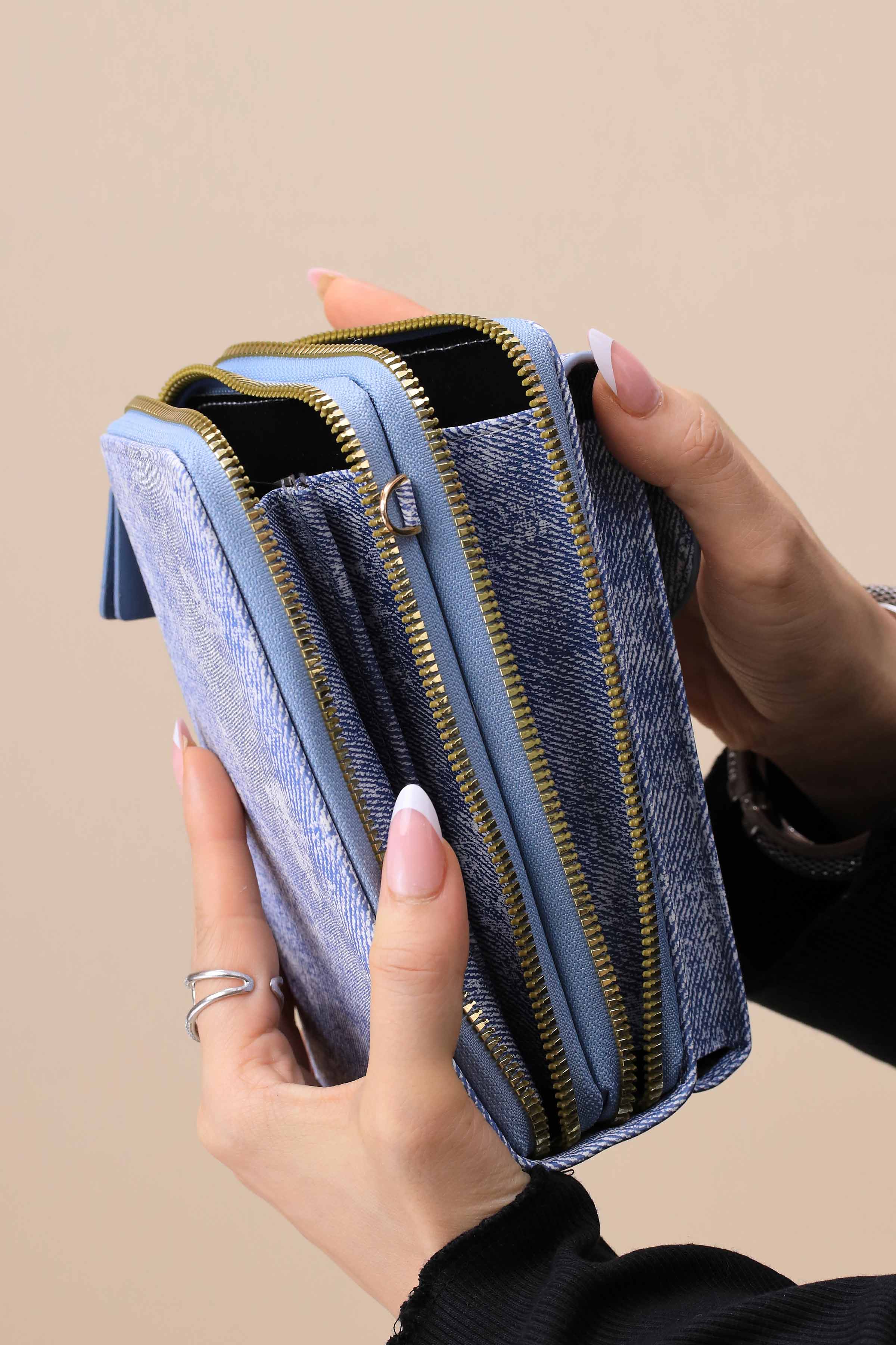 Blue Phone Bag-444962108-for Women - Bag Winter Collection | Nishat | Shop Online