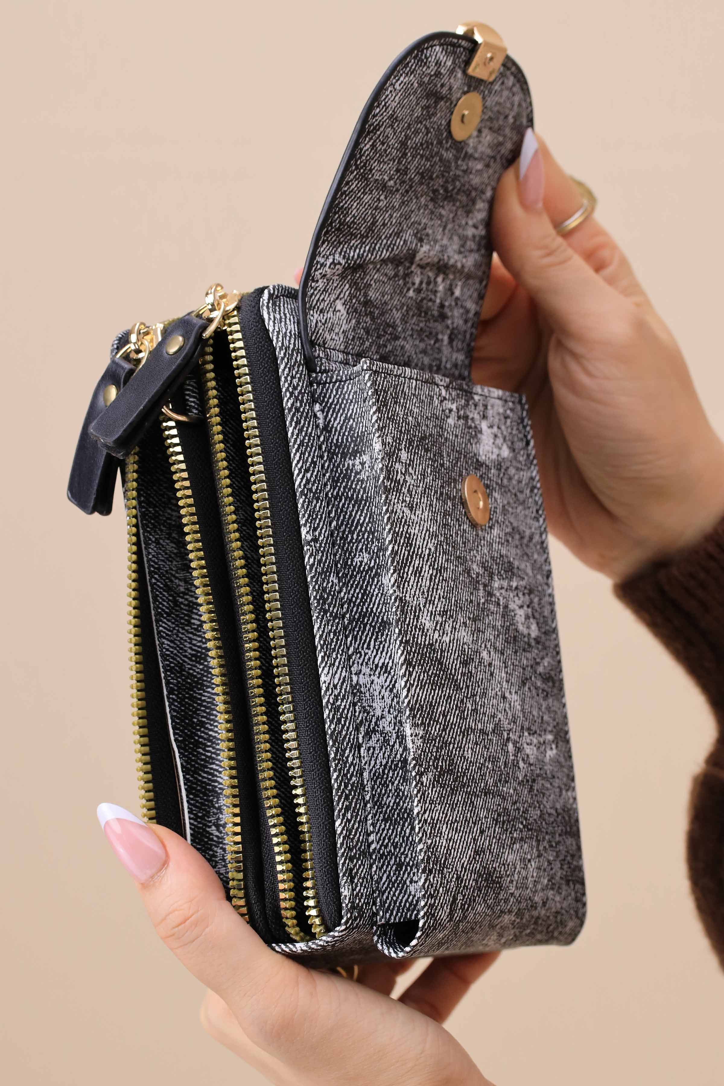 Grey Phone Bag-444962111-for Women - Bag Winter Collection | Nishat | Shop Online