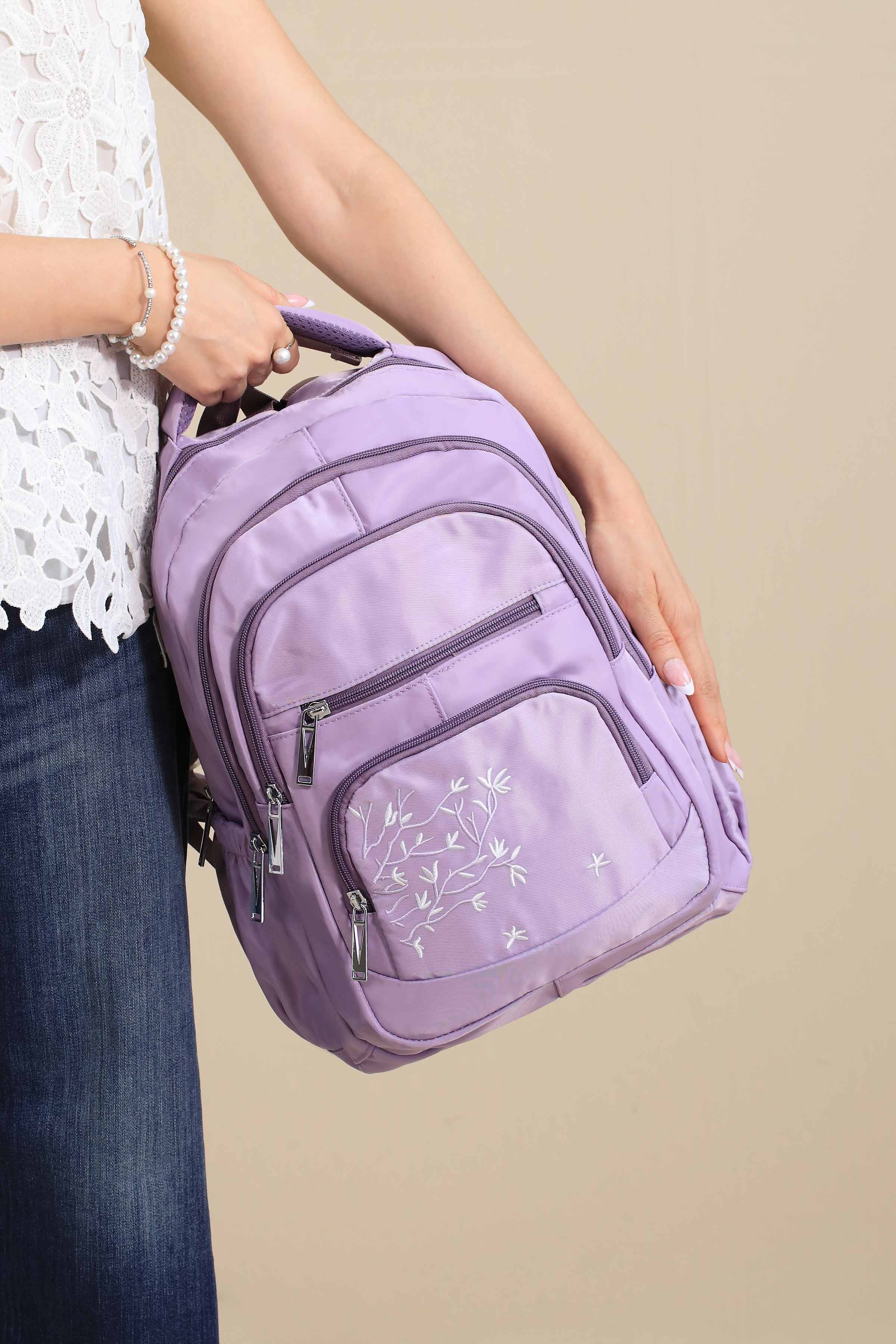 Dark Purple Back Pack-445142109 for Women - Bag Winter Collection | Nishat | Shop Online
