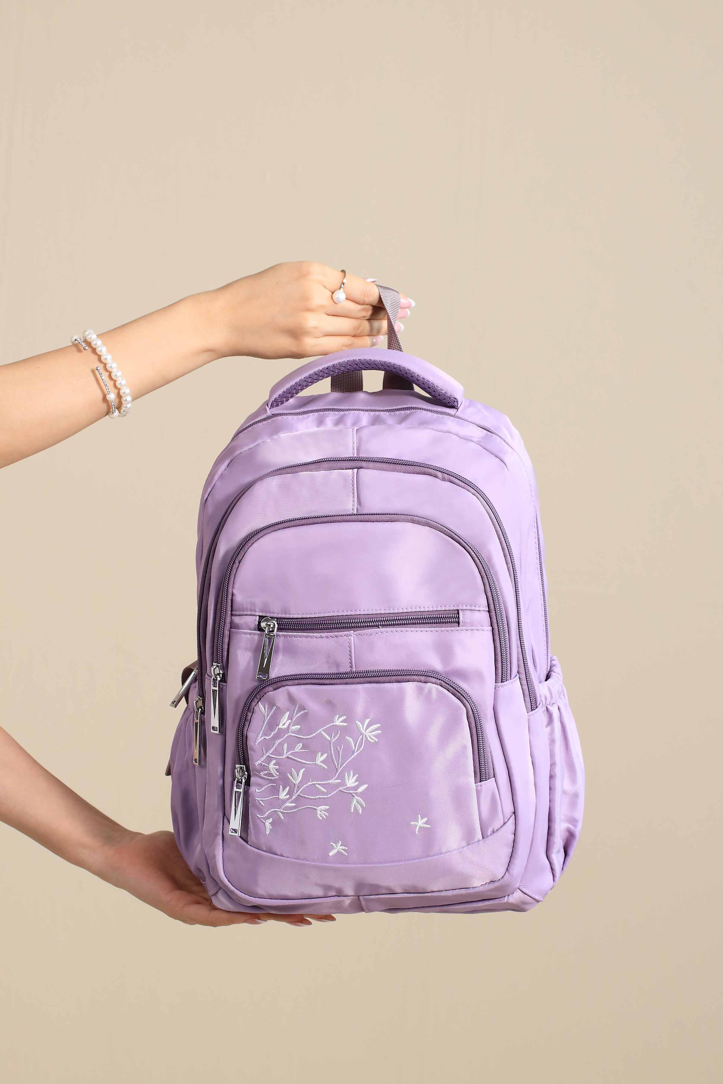 Dark Purple Back Pack-445142109 for Women - Bag Winter Collection | Nishat | Shop Online