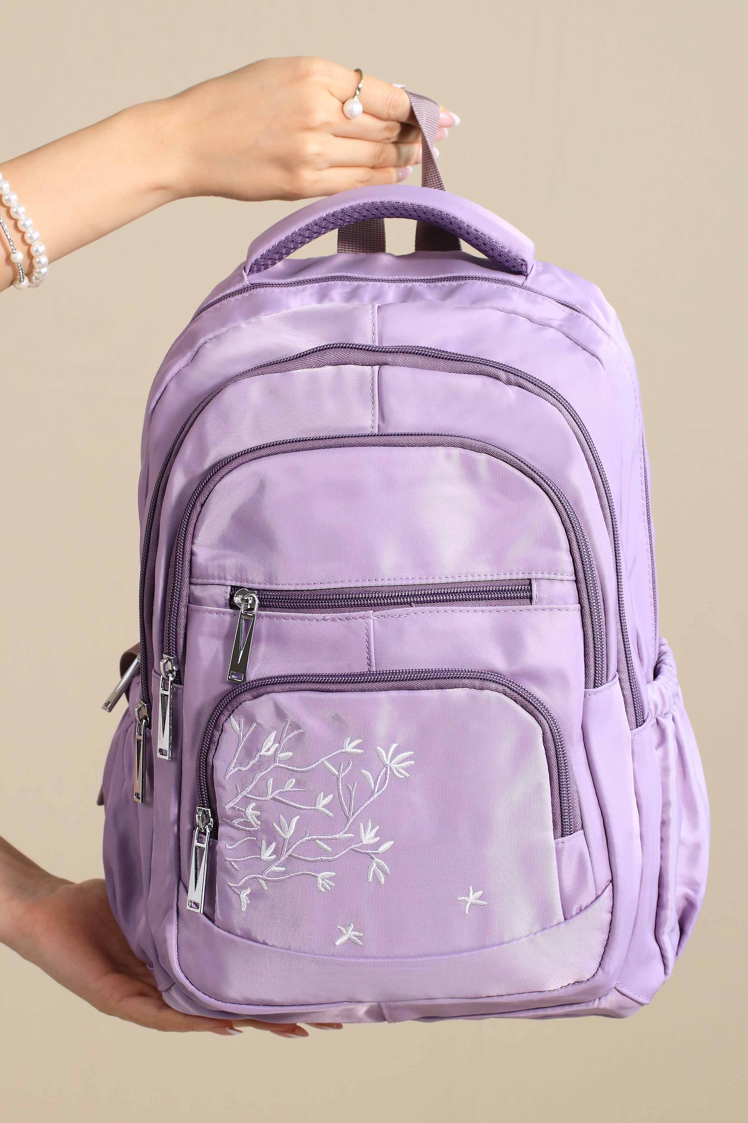 Dark Purple Back Pack-445142109 for Women - Bag Winter Collection | Nishat | Shop Online