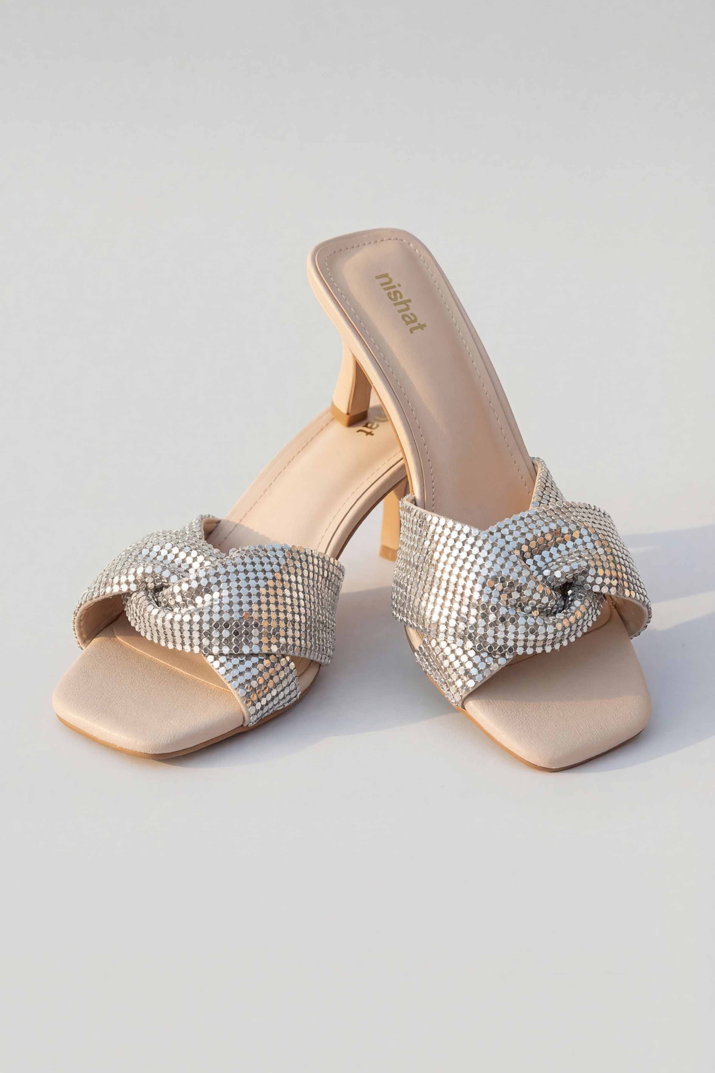 Off White Heels-445172918 for Women - Fashion Collection | Nishat | Shop Online