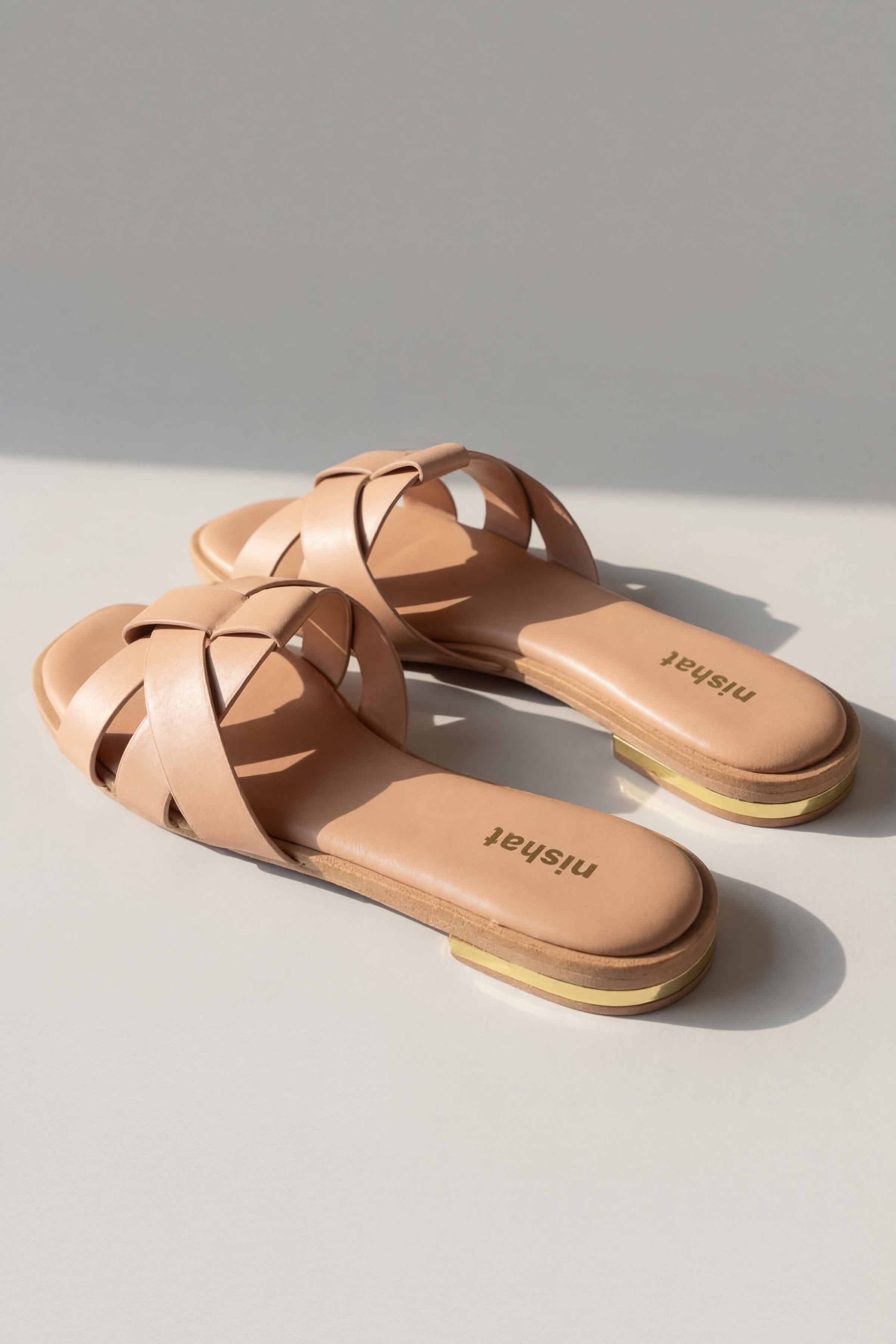 Beige Chappal-445202918 for Women - Fashion Collection | Nishat | Shop Online