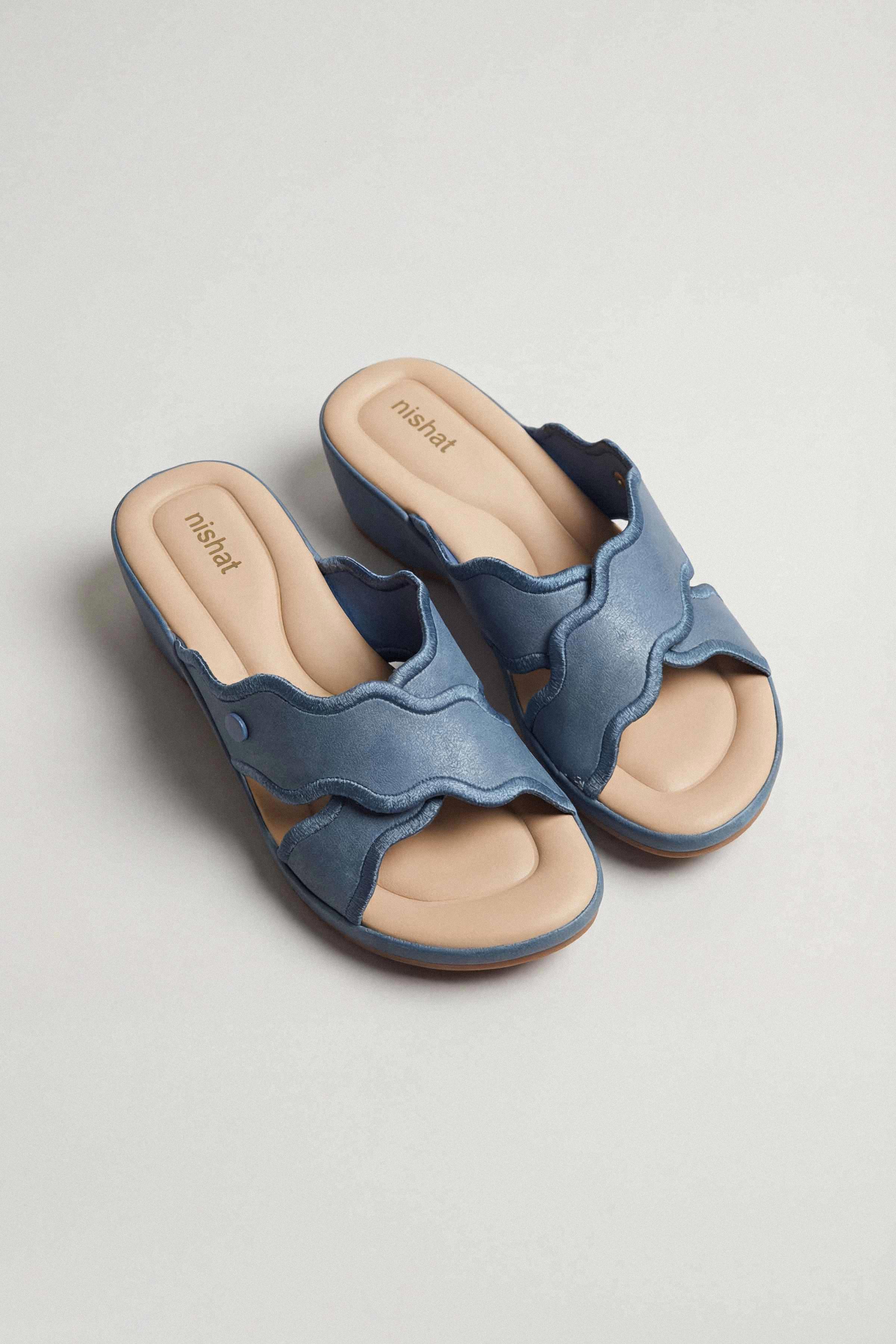 Navy Wedges-445212921 - for Women - Shoes Collection | Nishat | Shop Online