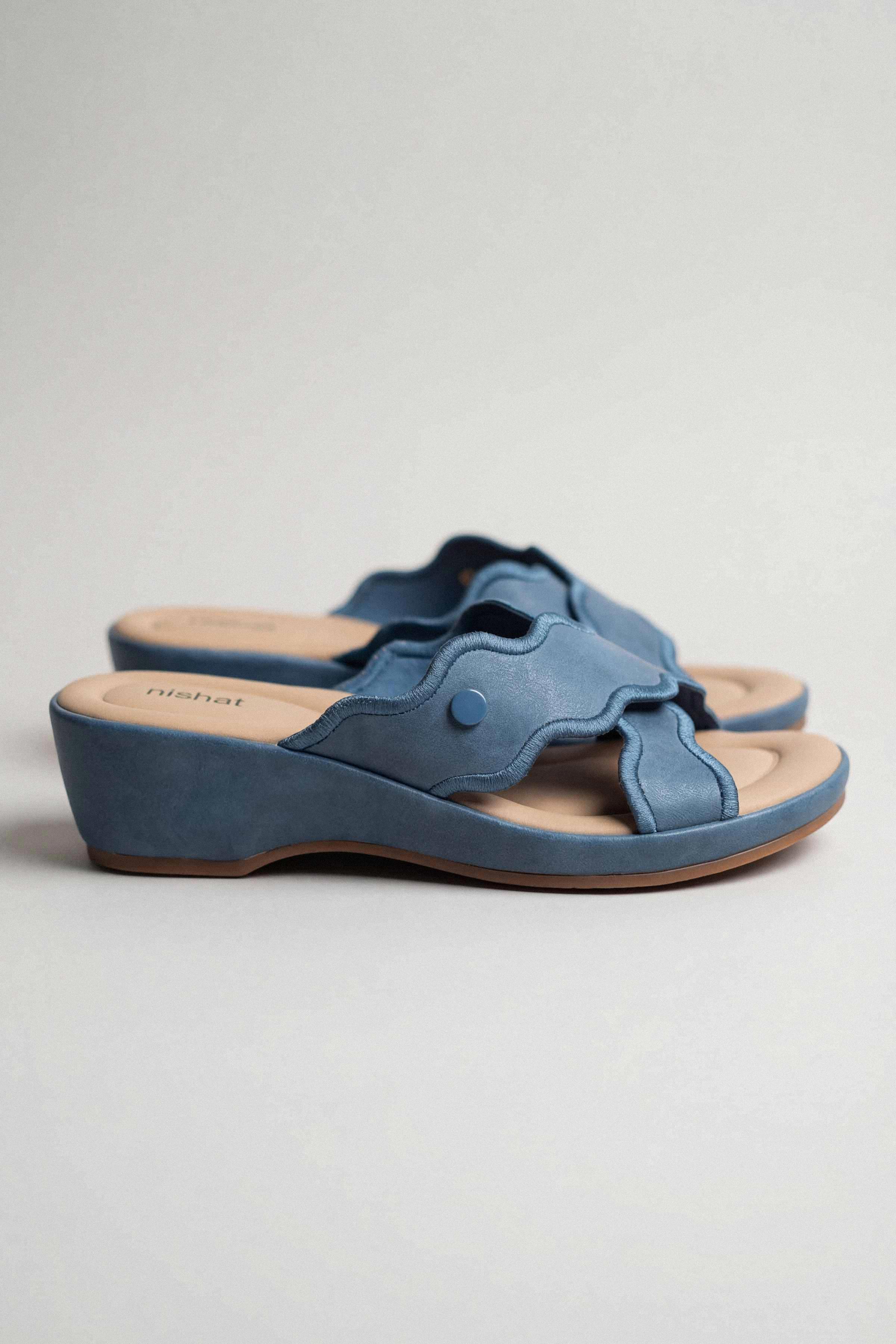 Navy Wedges-445212921 - for Women - Shoes Collection | Nishat | Shop Online