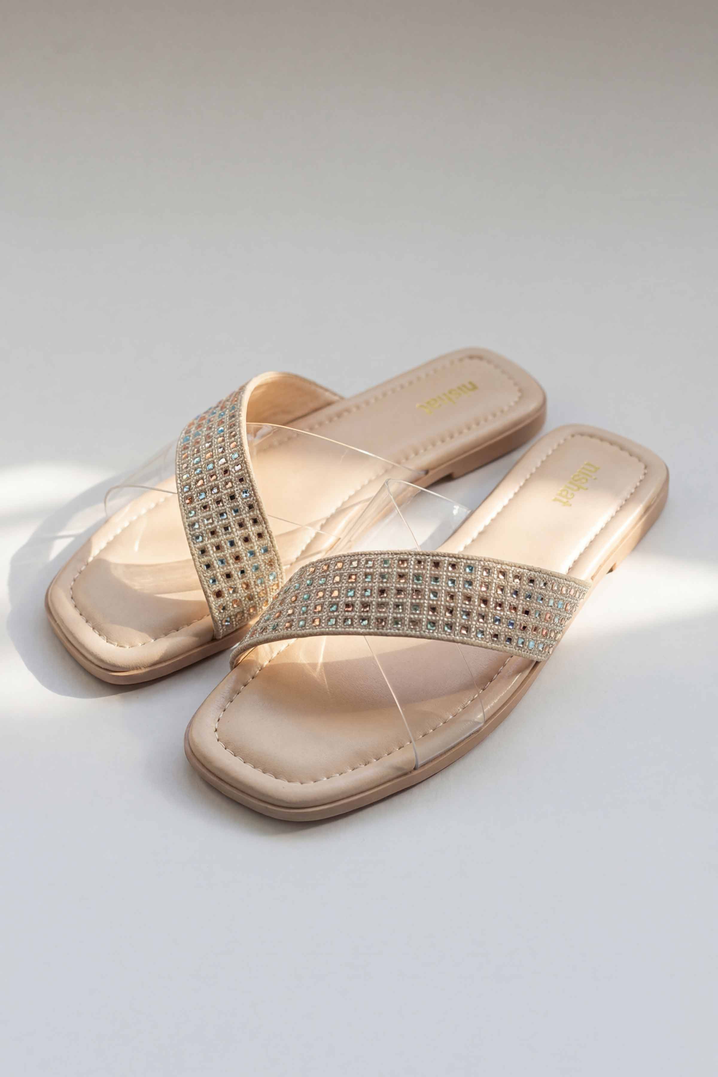 Beige Chappal-445242918 for Women - Fashion Collection | Nishat | Shop Online