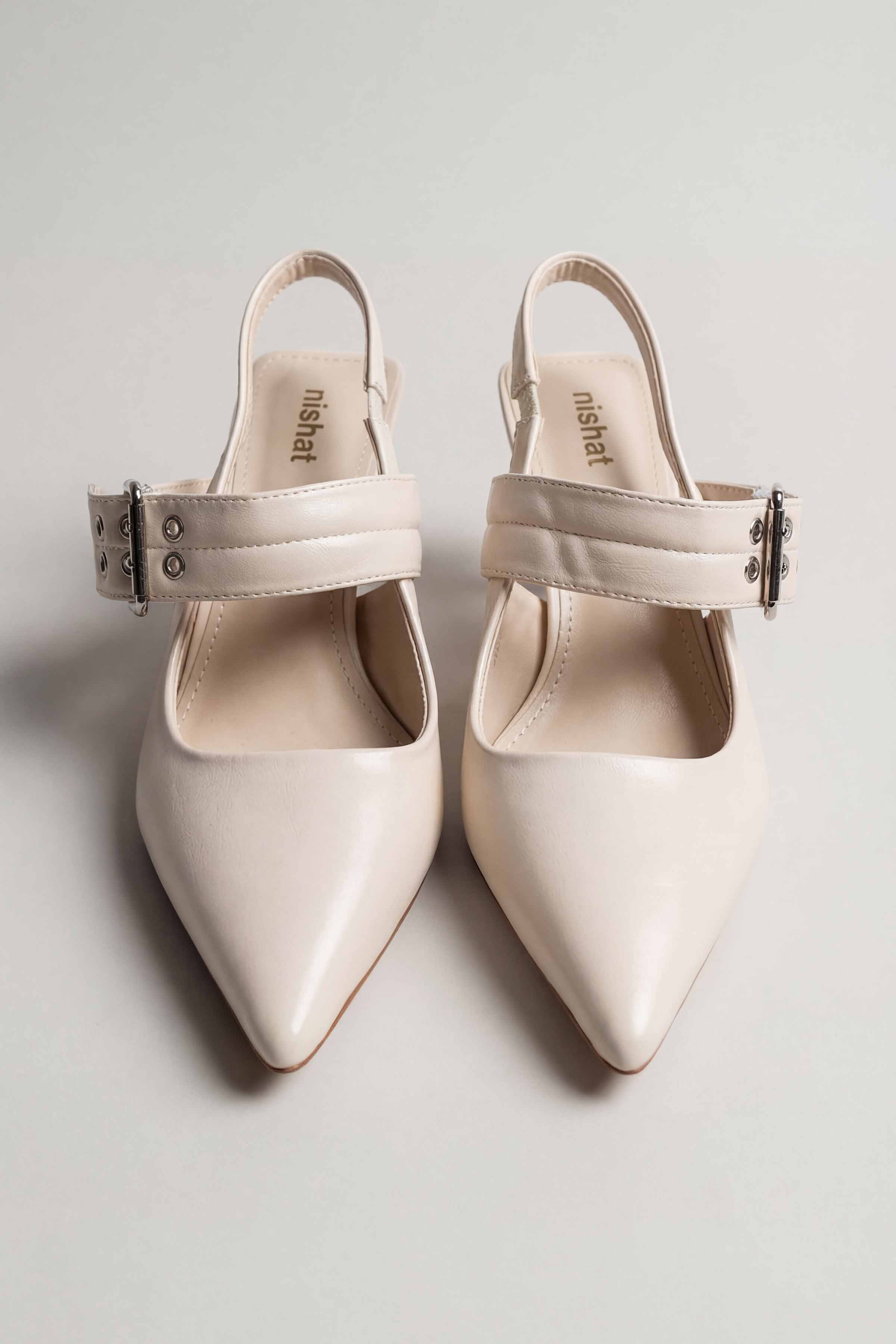 Off White Pumps Heels-445252907 for Women - Fashion Collection | Nishat | Shop Online