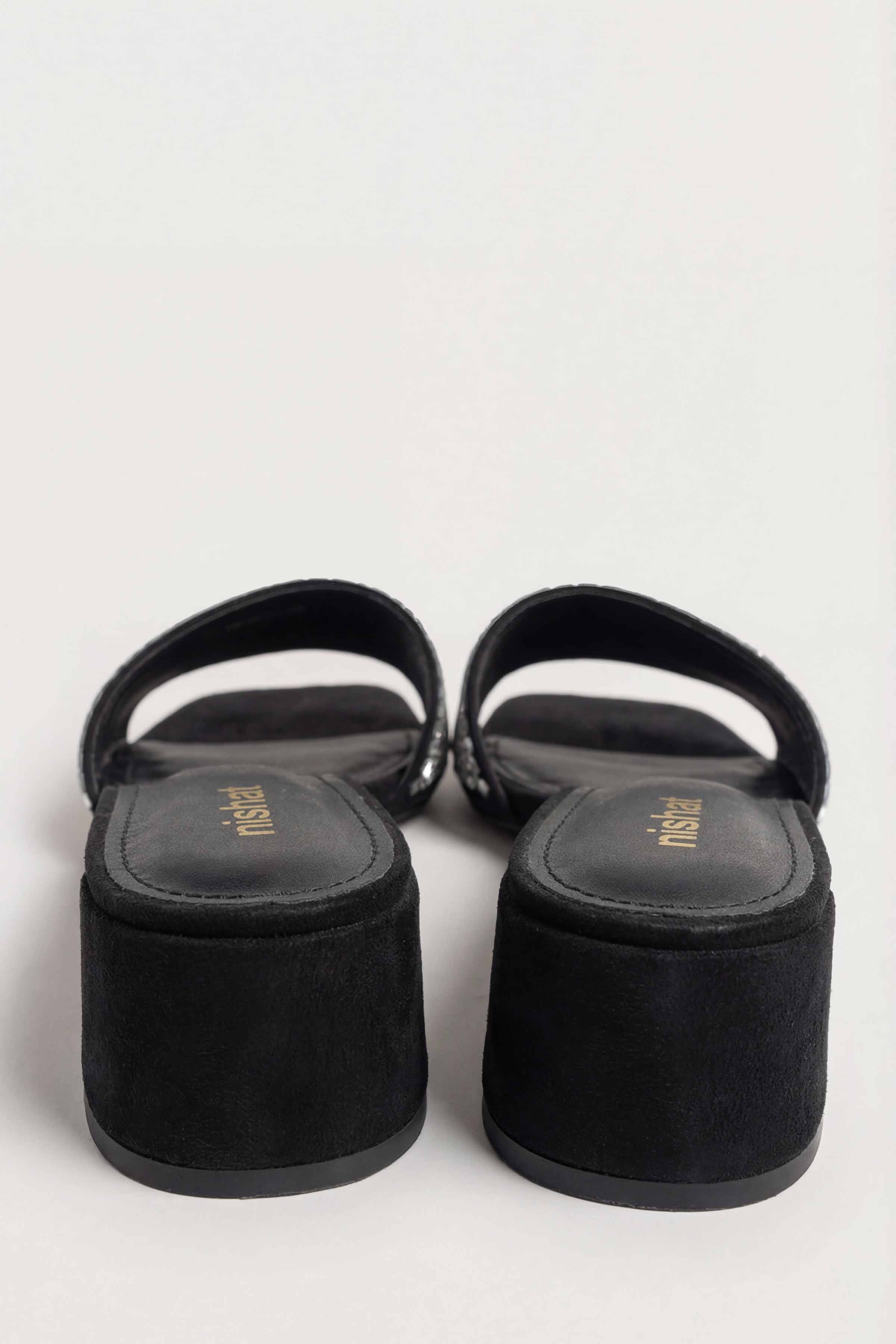 Black Chappal-445262903 for Women - Fashion Collection | Nishat | Shop Online