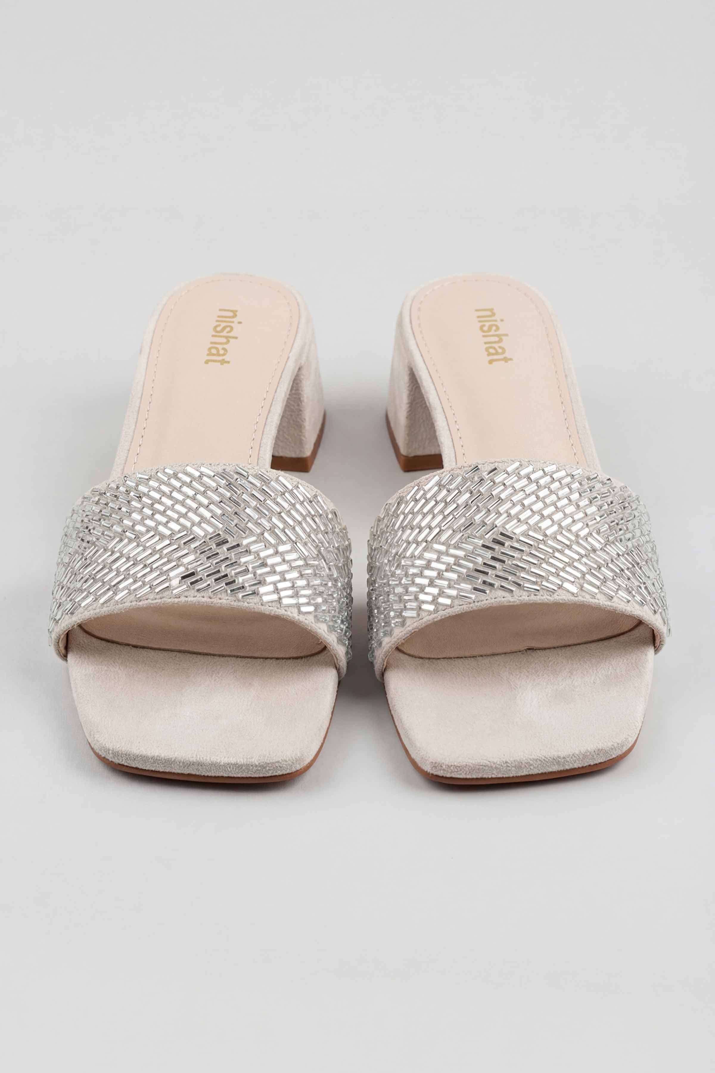 Off White Chappal-445262918 for Women - Fashion Collection | Nishat | Shop Online