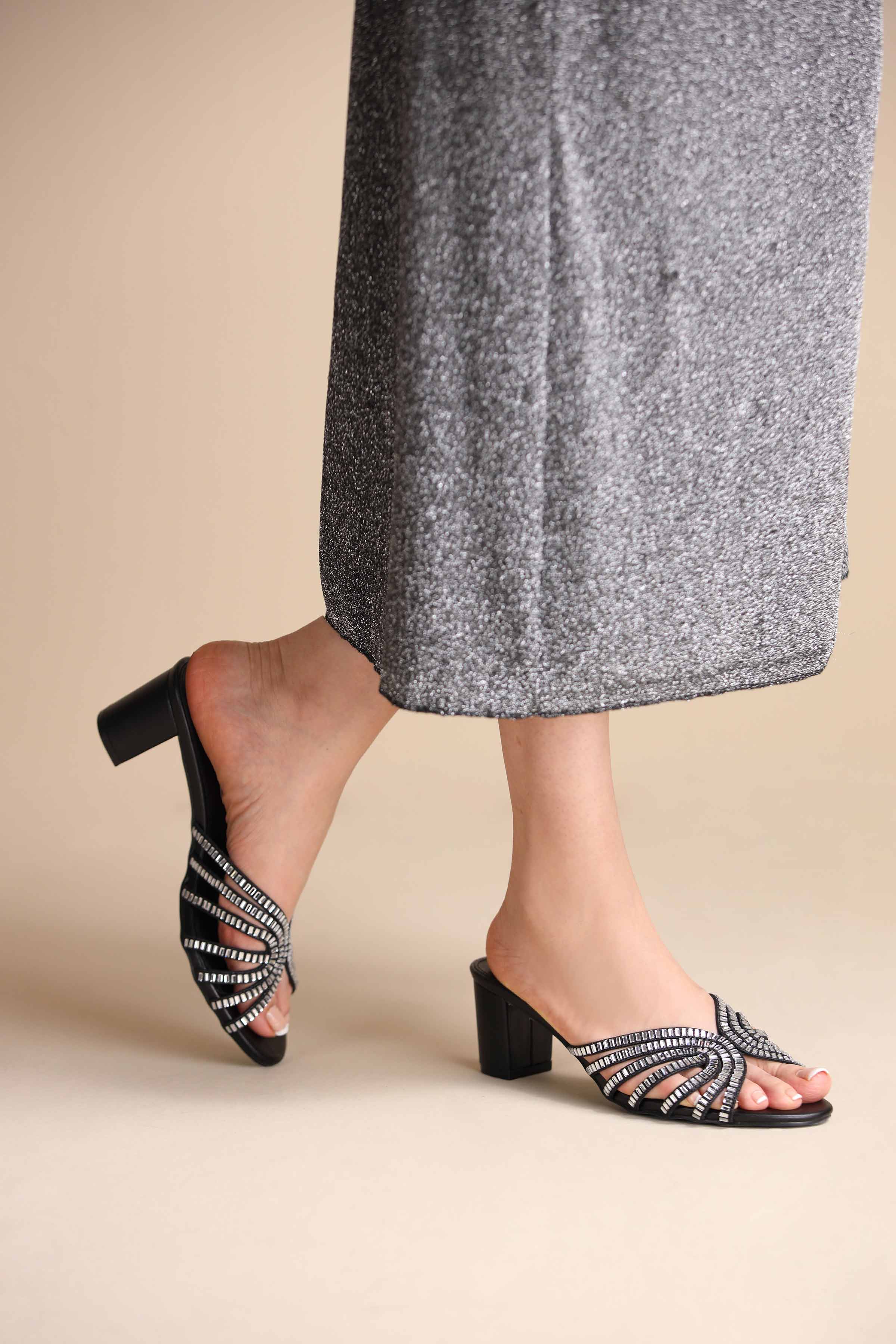 Black Block Heels-445272903 -  for Women - Shoes Collection | Nishat | Shop Online