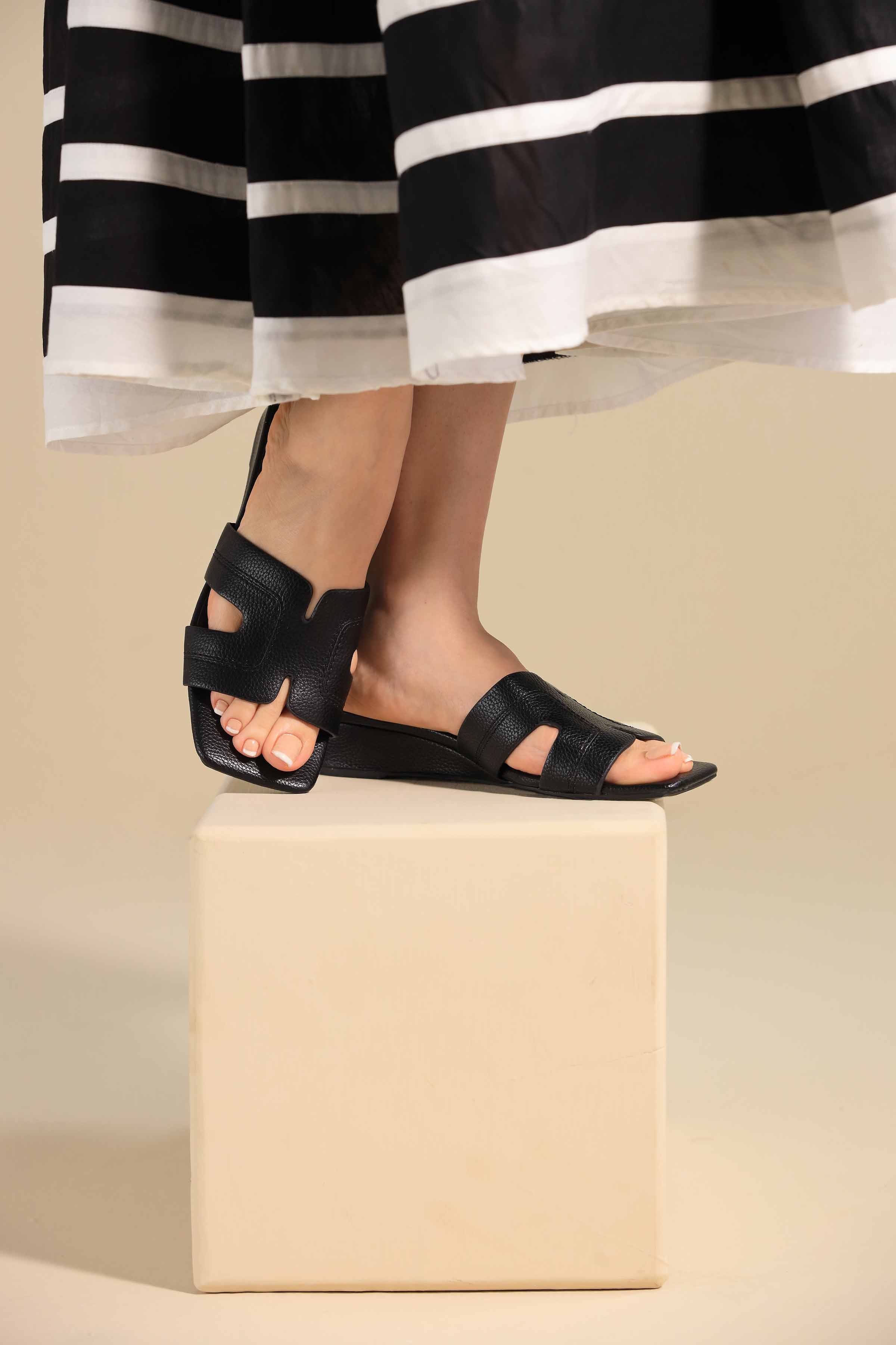 Black Wedges-445322903 -  for Women - Shoes Collection | Nishat | Shop Online