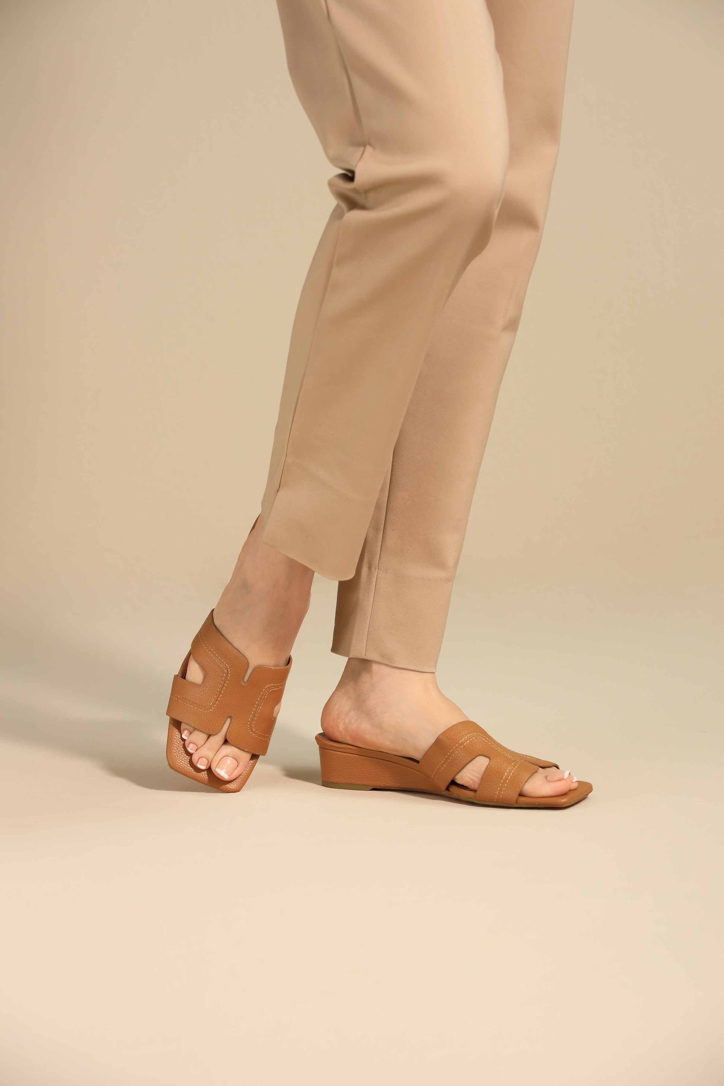 Camel Wedges-445322929 -  for Women - Shoes Collection | Nishat | Shop Online