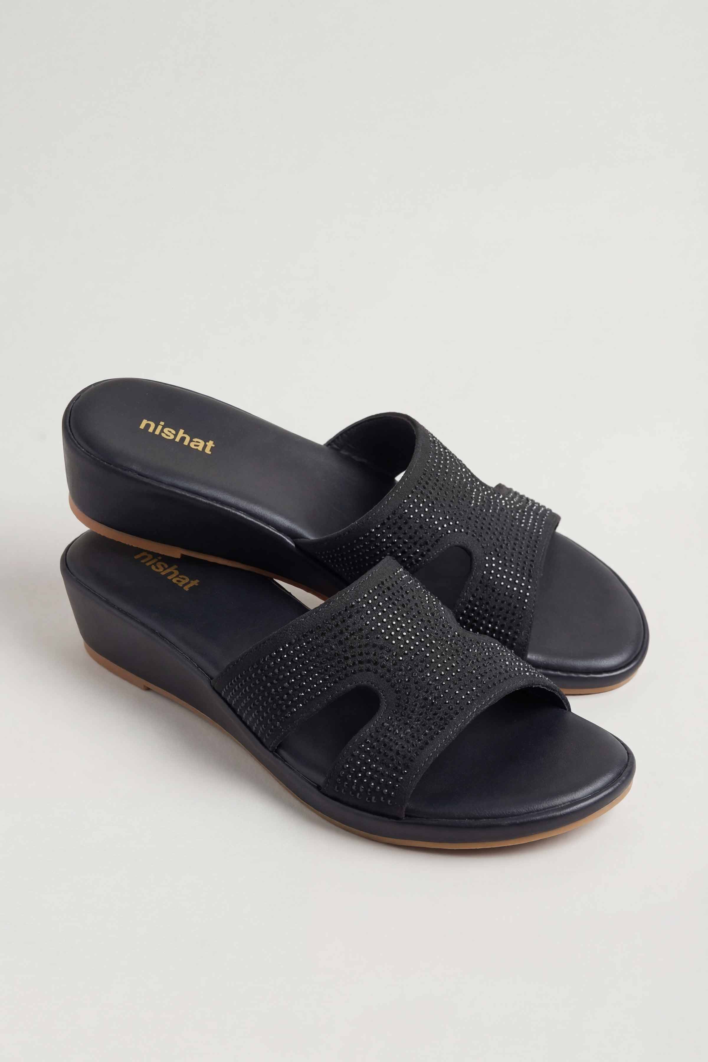 Black Wedges-445352903 for Women - Fashion Collection | Nishat | Shop Online