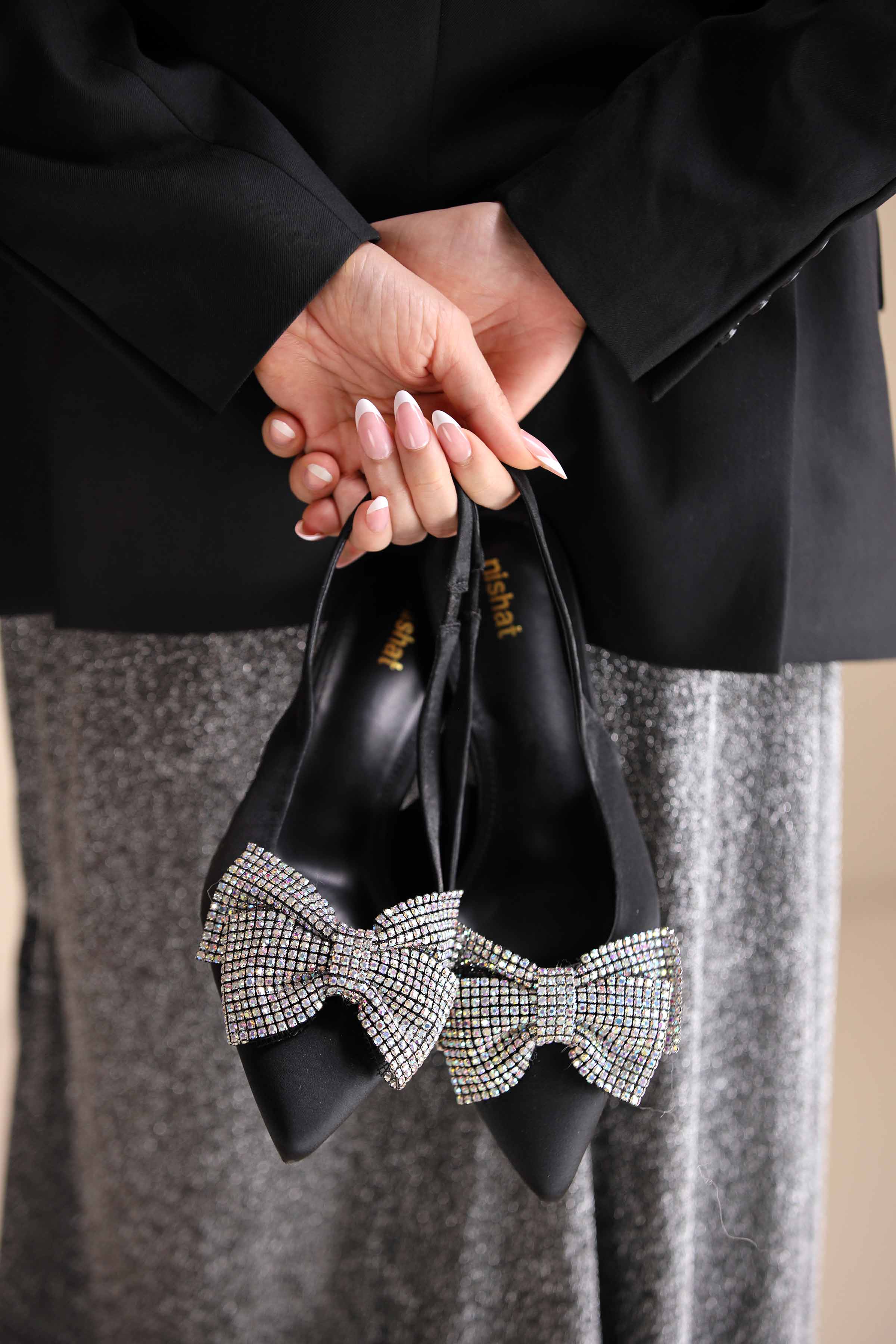 Black Pumps Heels-445372903 -  for Women - Shoes Collection | Nishat | Shop Online