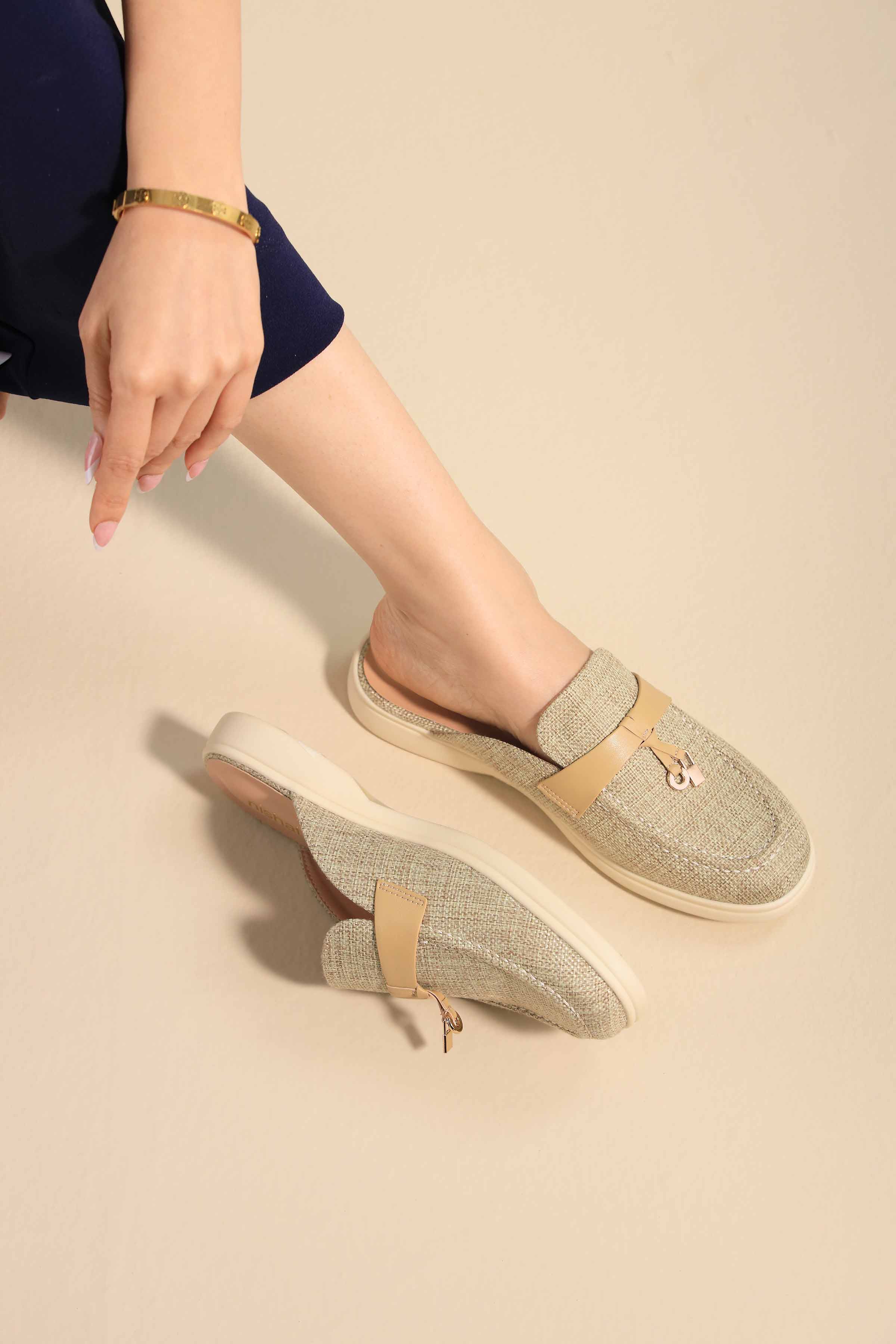 Khaki Pumps-445392930 -  for Women - Shoes Collection | Nishat | Shop Online