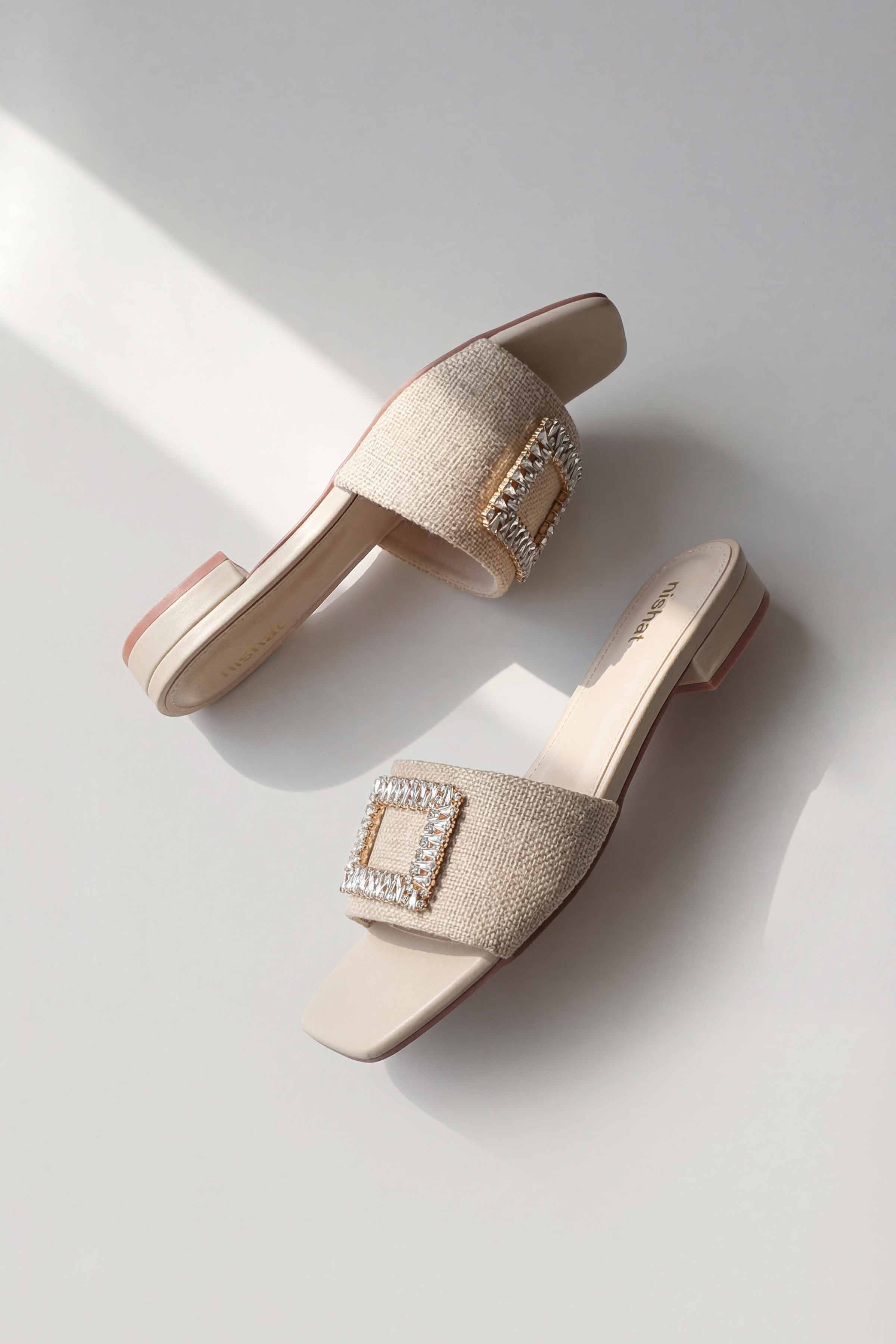 Beige Chappal-445402918 for Women - Fashion Collection | Nishat | Shop Online