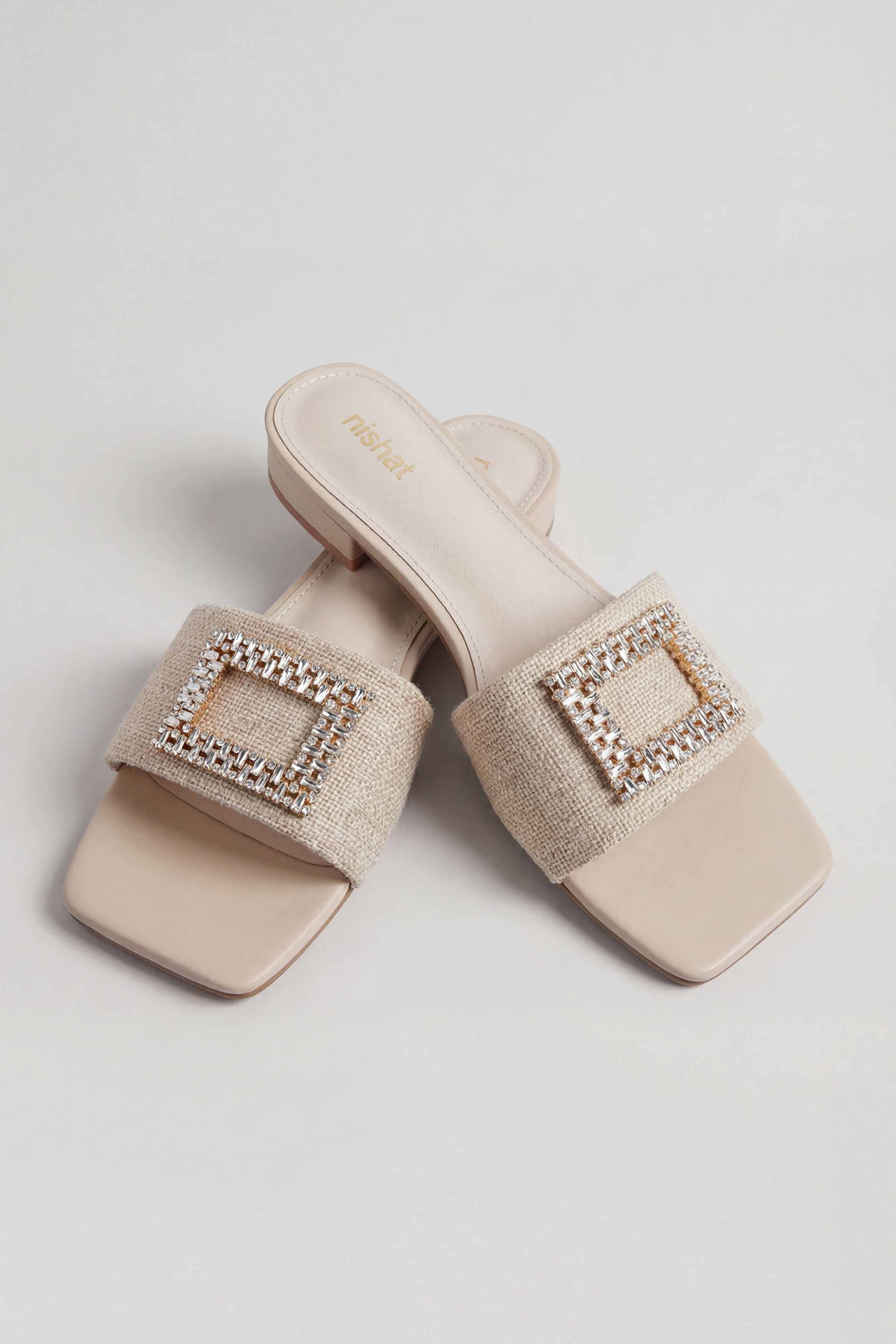 Beige Chappal-445402918 for Women - Fashion Collection | Nishat | Shop Online