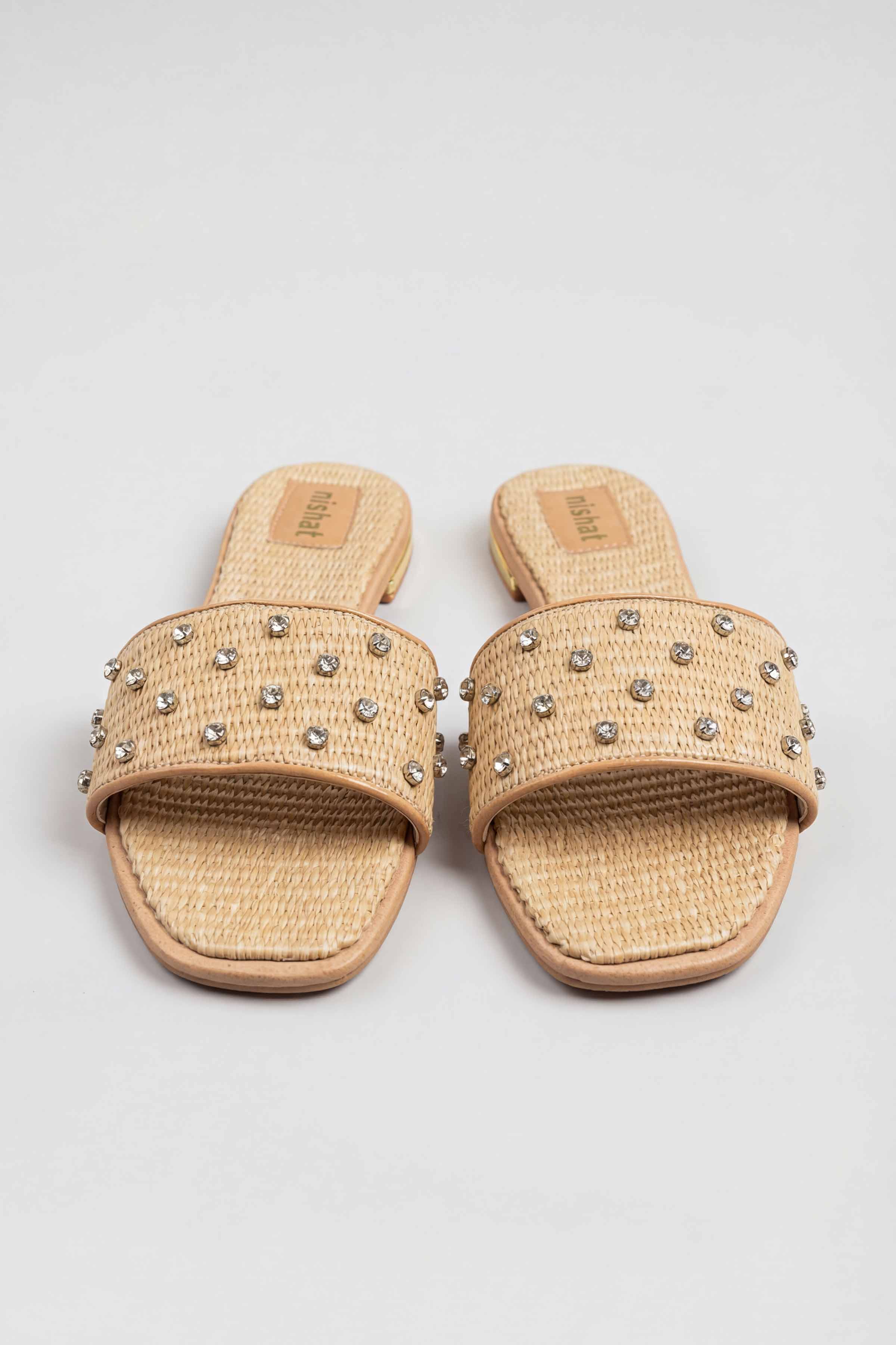 Beige Chappal-445422918 for Women - Fashion Collection | Nishat | Shop Online