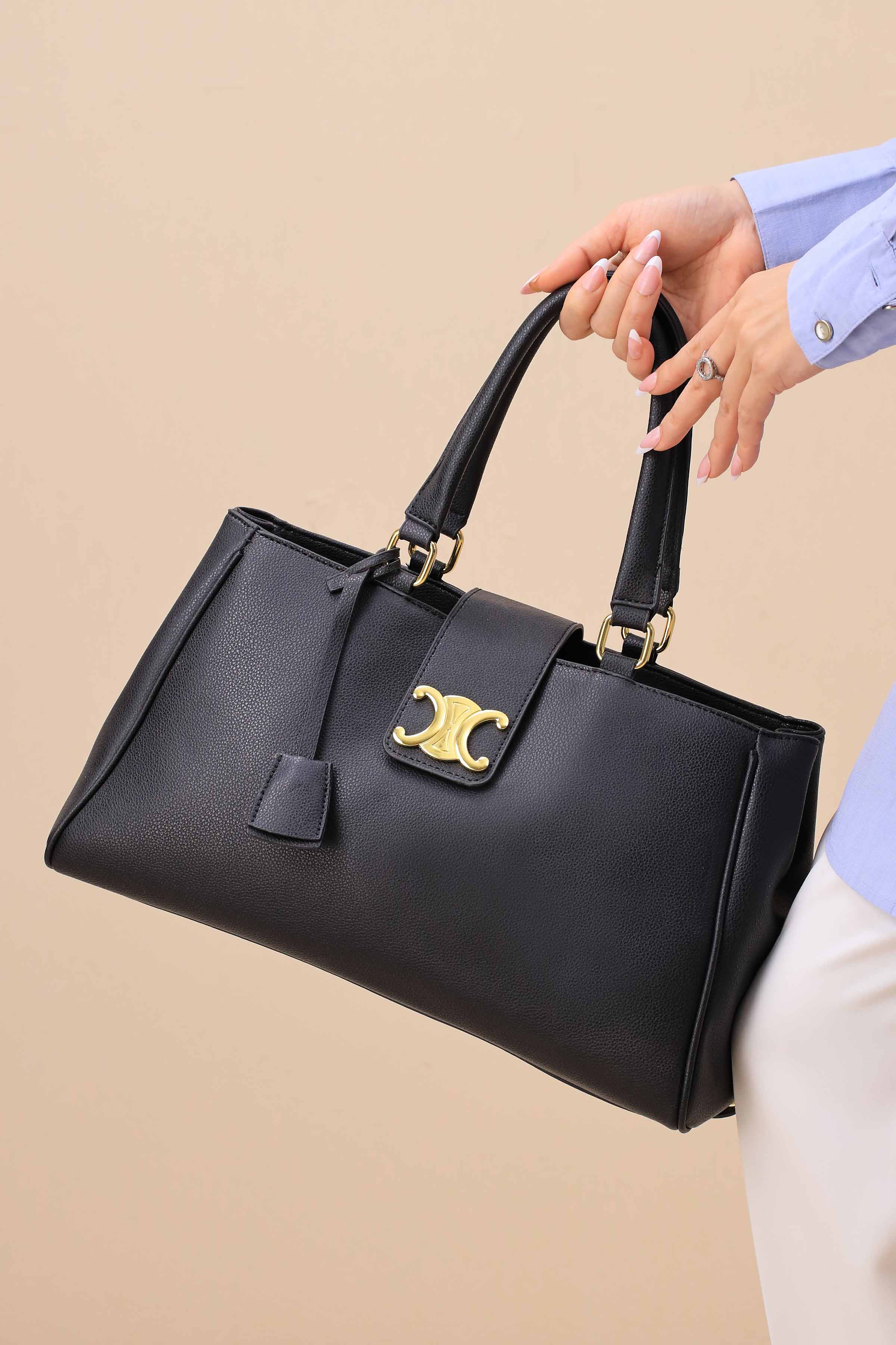 Black Shoulder Bag-445472103-for Women - Bag Winter Collection | Nishat | Shop Online