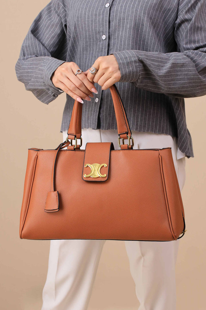 Brown Shoulder Bag-445472113-for Women - Bag Winter Collection | Nishat | Shop Online