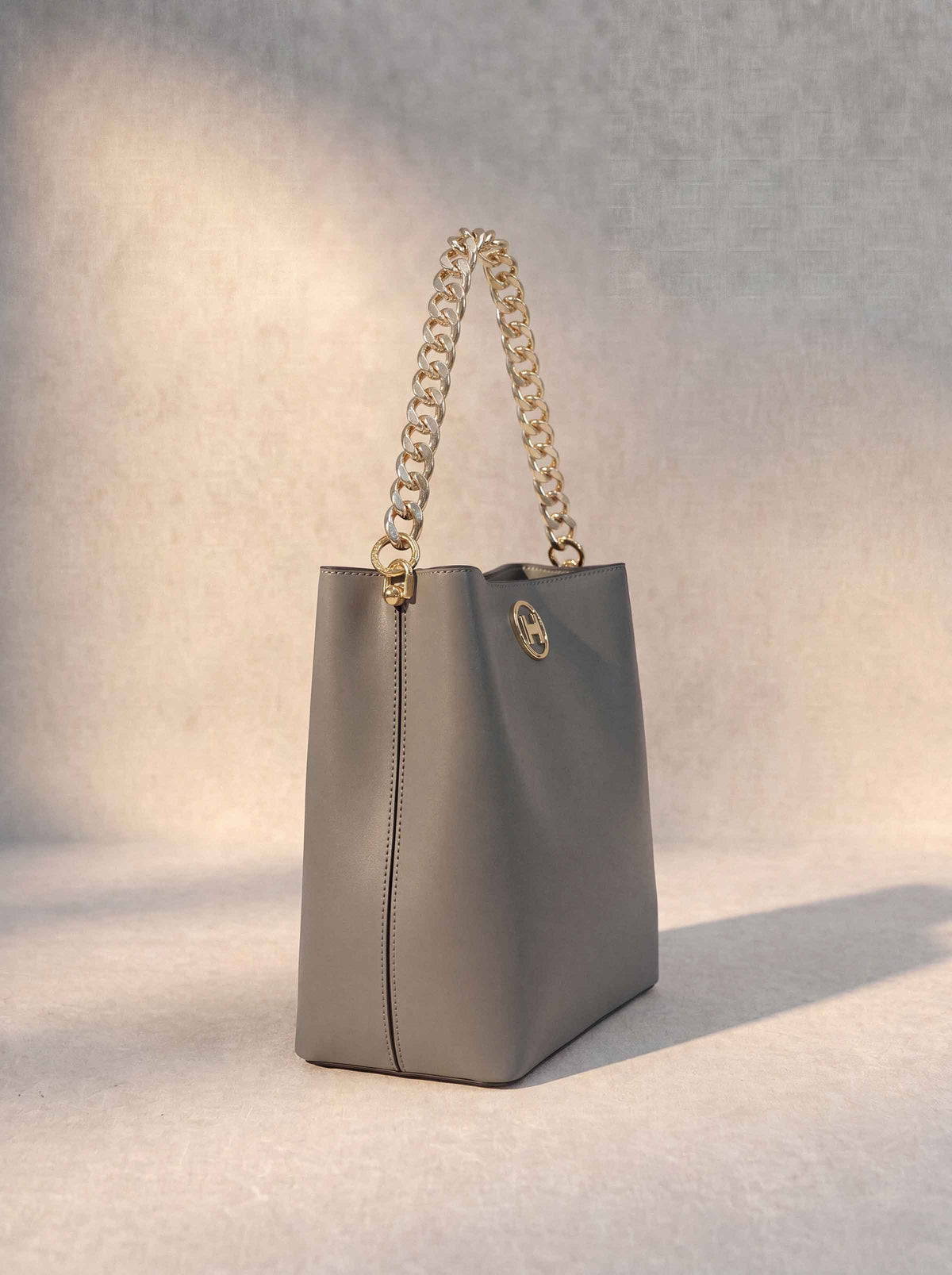 Grey Shoulder Bag-445482111 - for Women - Bag Collection | Nishat | Shop Online