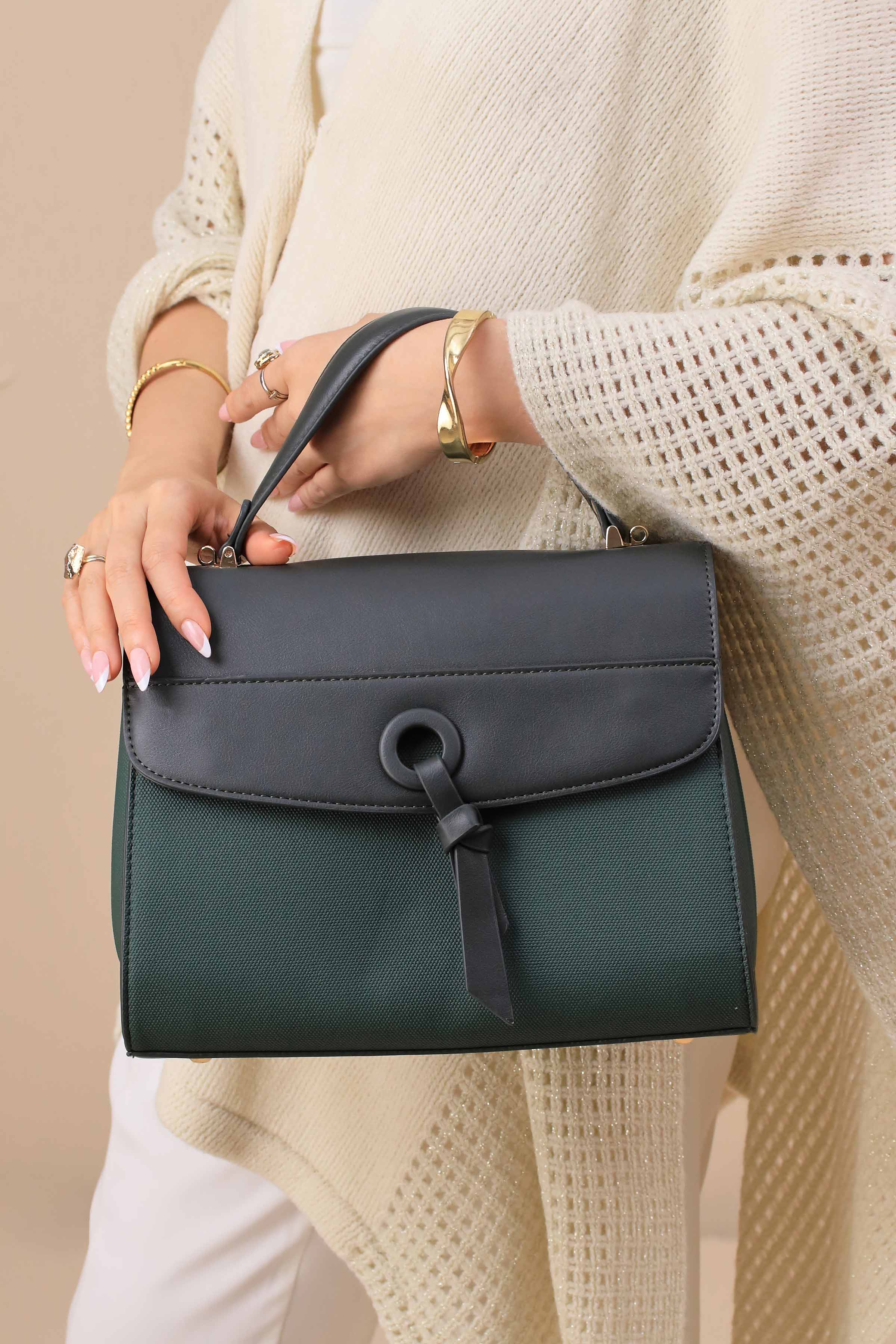 Green Shoulder Bag-445512104-for Women - Bag Winter Collection | Nishat | Shop Online