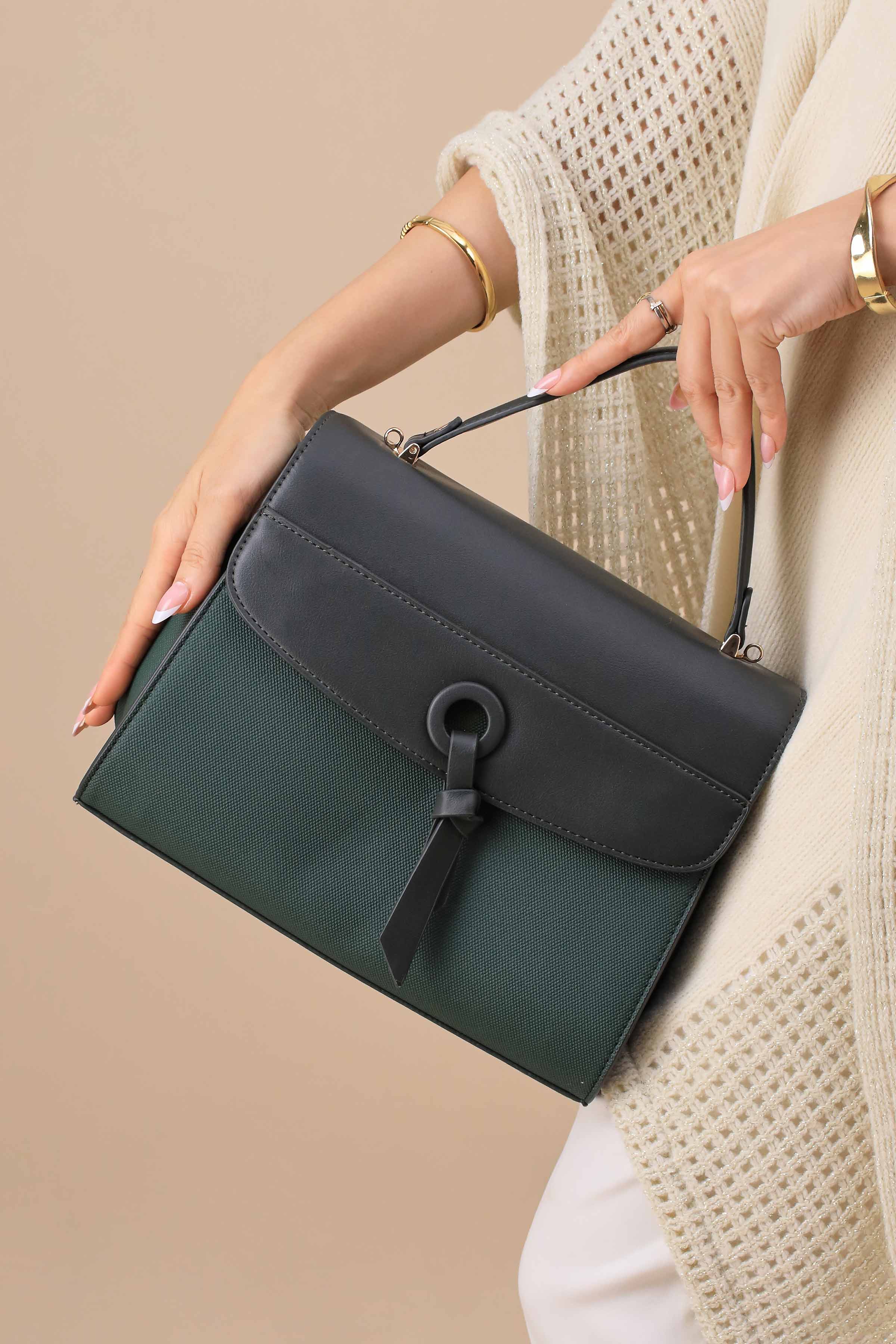 Green Shoulder Bag-445512104-for Women - Bag Winter Collection | Nishat | Shop Online