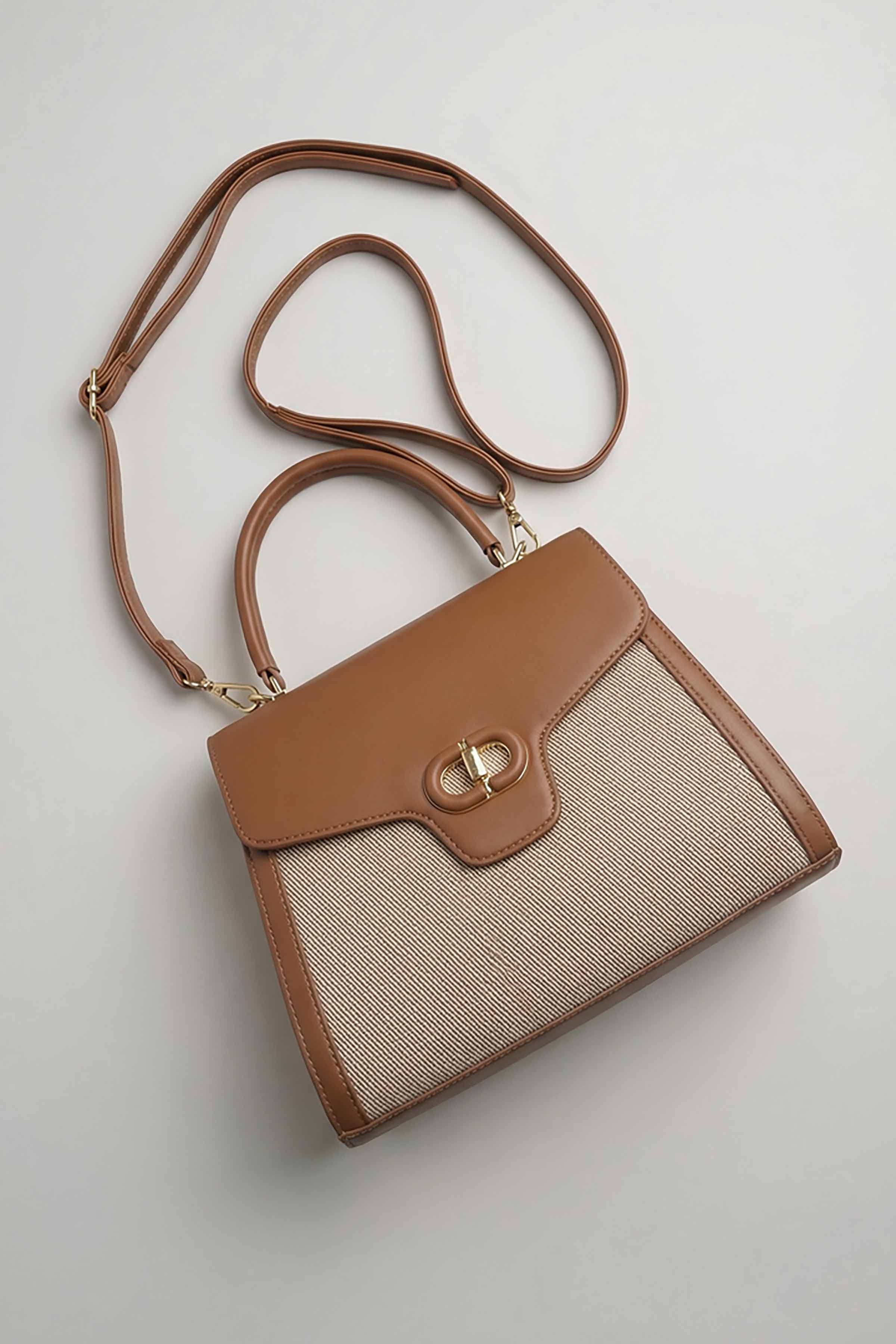 Coffee Shoulder Bag-445532117  for Women - Fashion Collection | Nishat | Shop Online