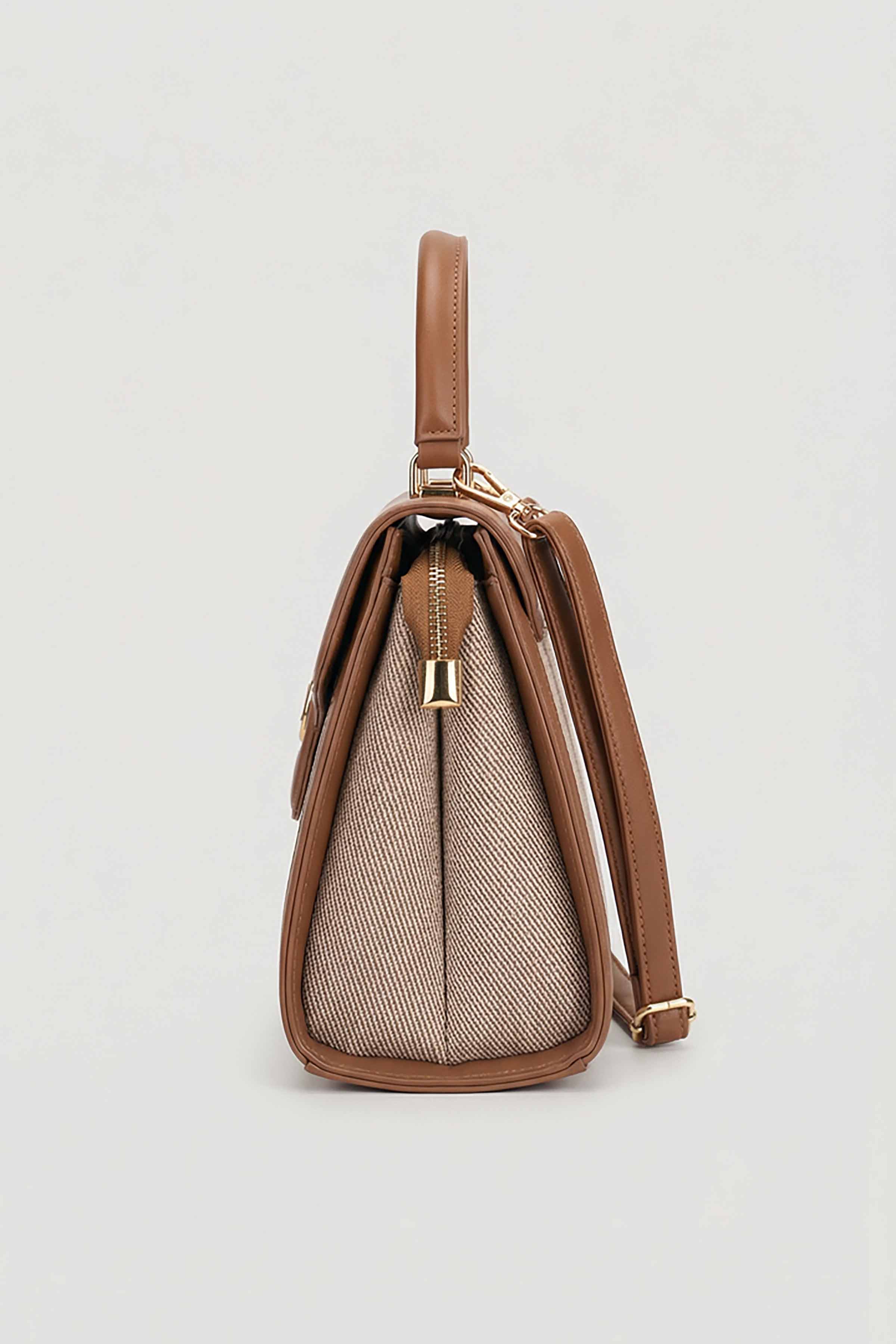 Coffee Shoulder Bag-445532117  for Women - Fashion Collection | Nishat | Shop Online