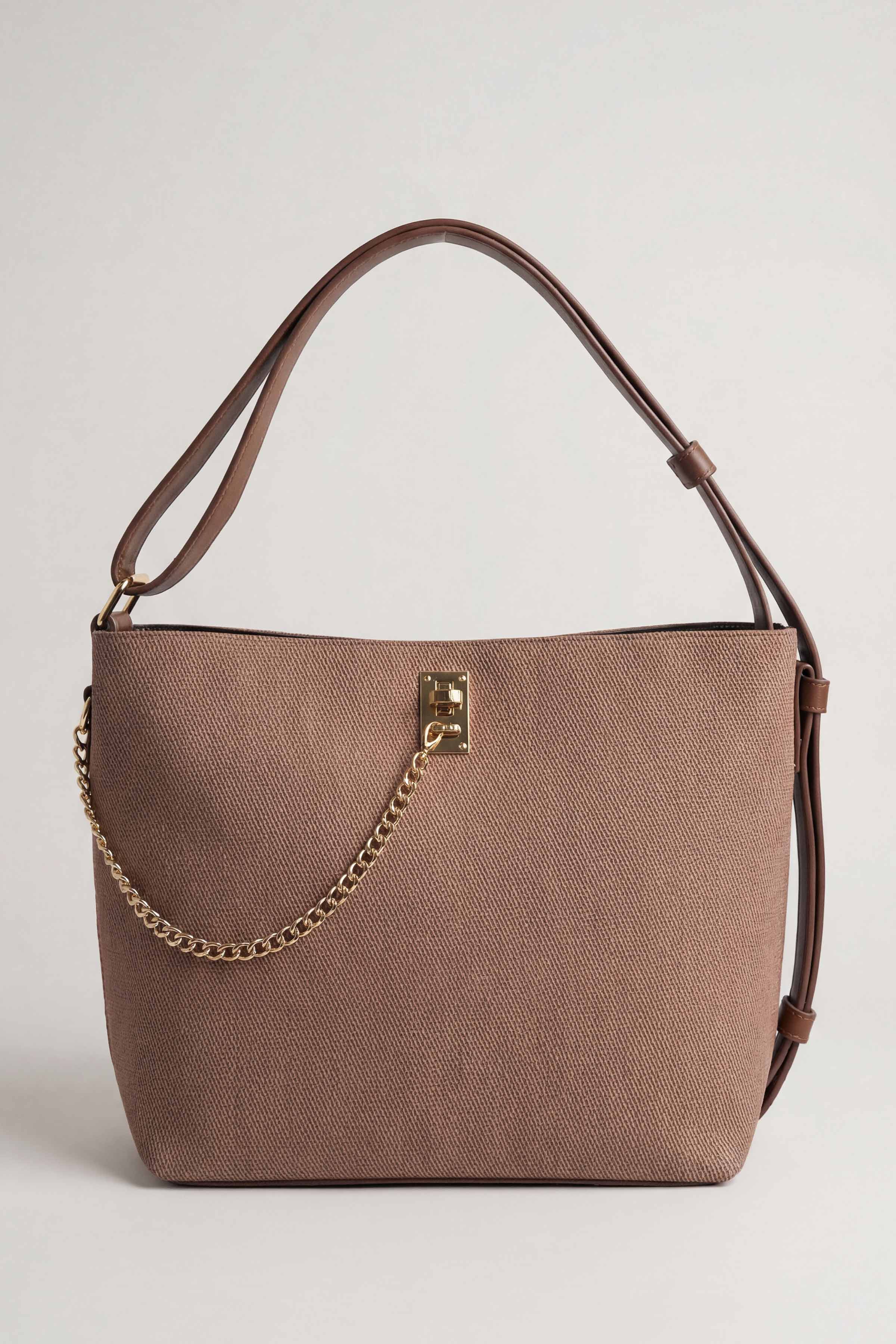 Brown Shoulder Bag-445552113