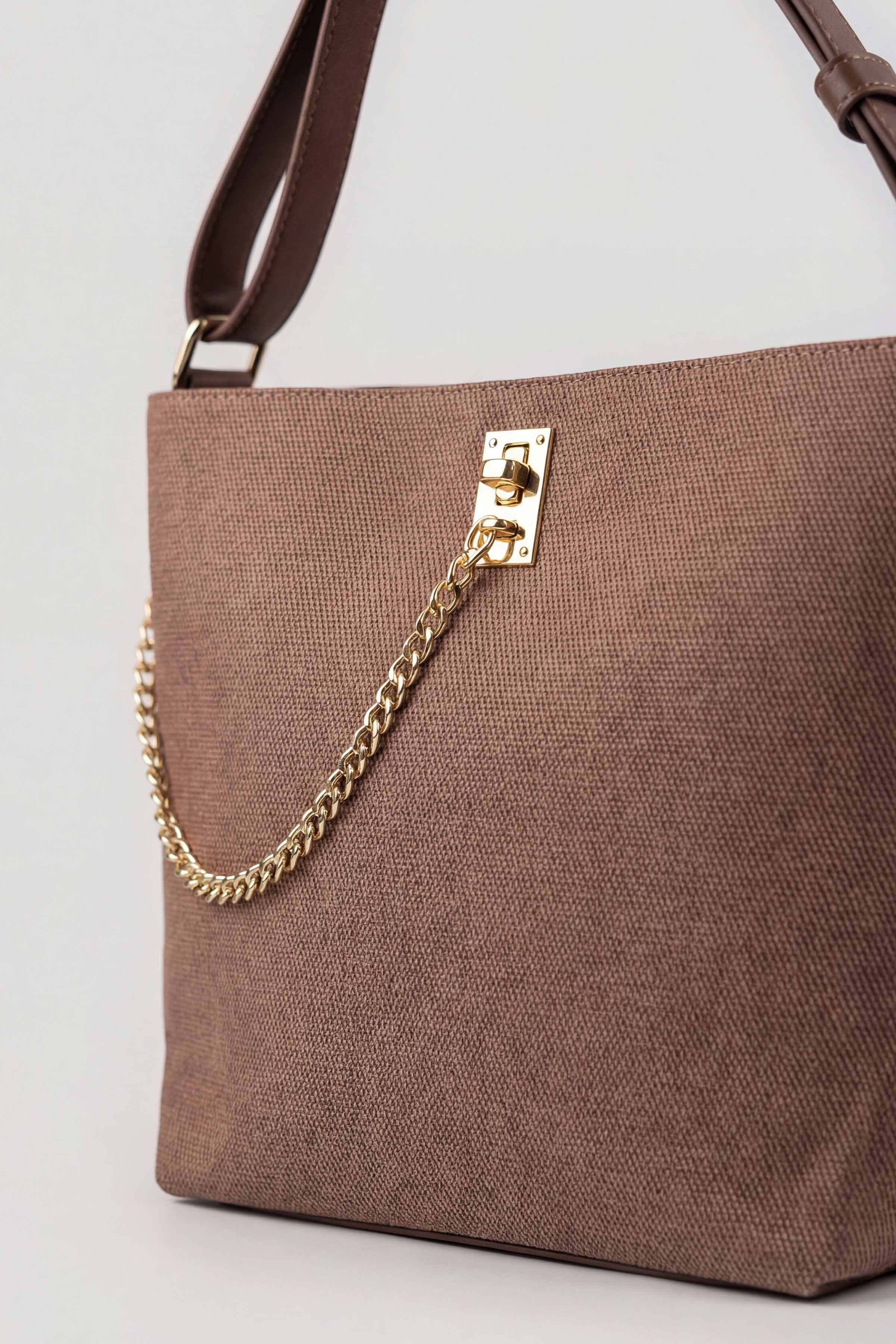 Brown Shoulder Bag-445552113